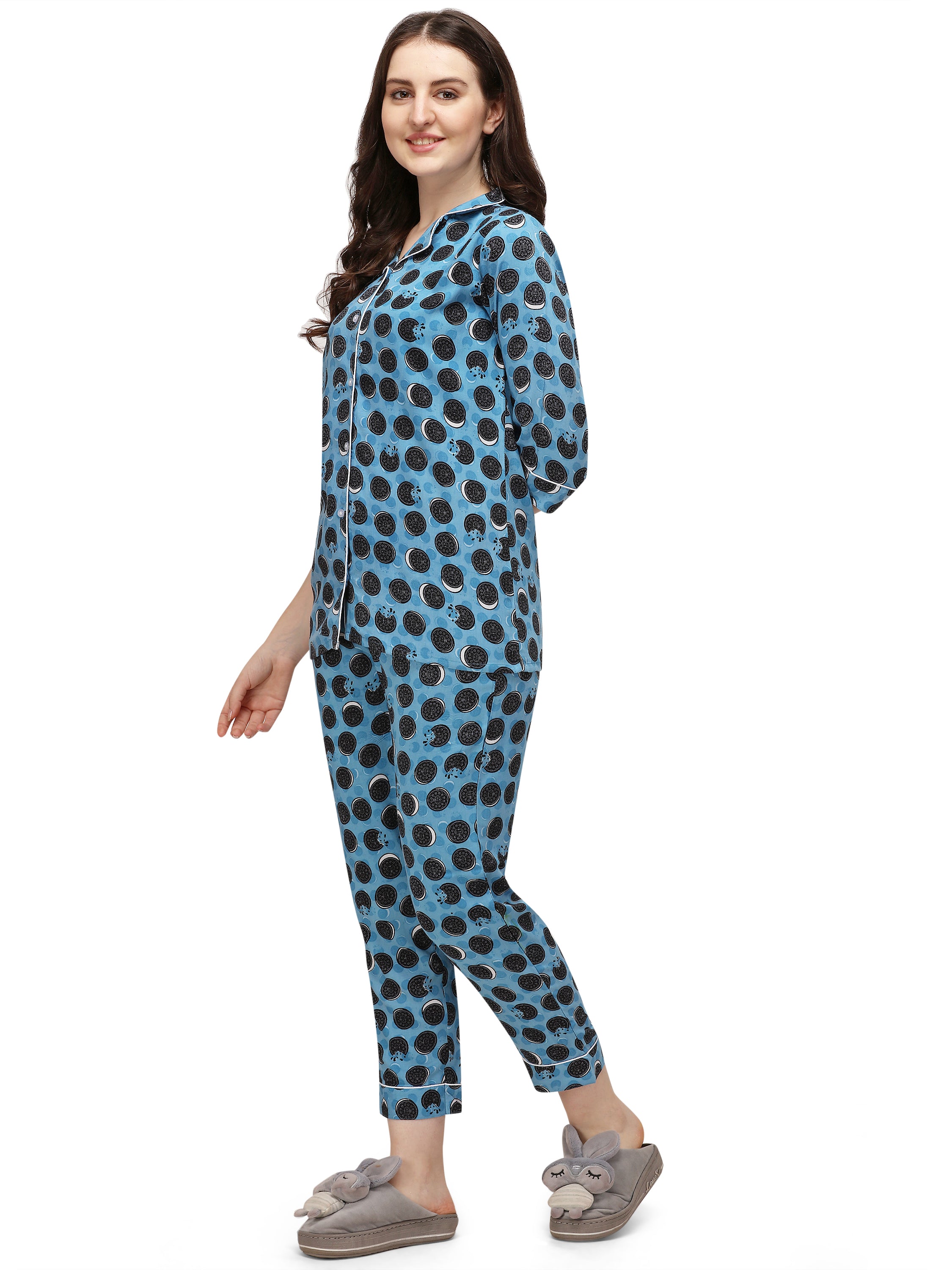 Oreo Printed Rayon Suit