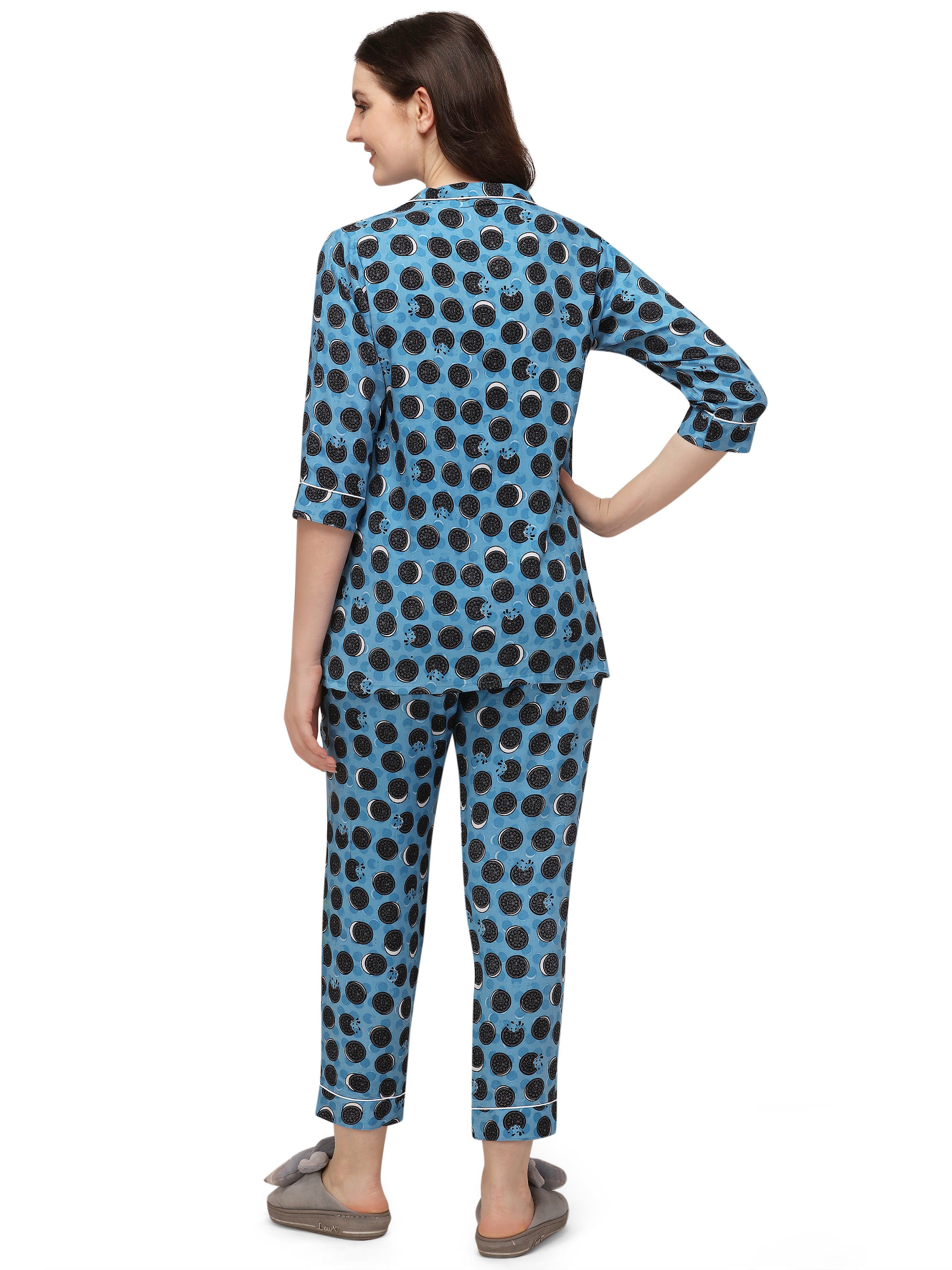 Oreo Printed Rayon Suit