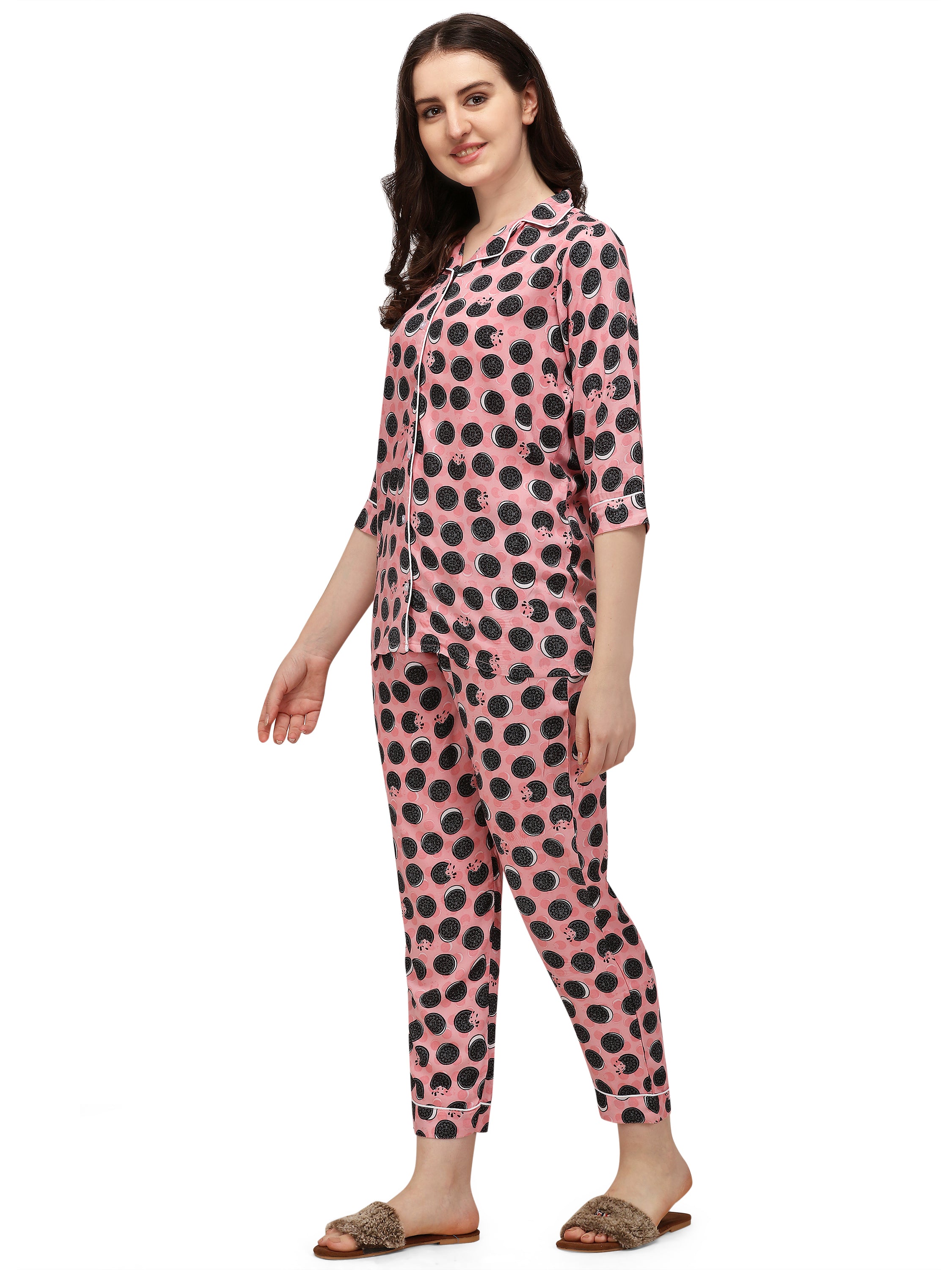 Oreo Printed Rayon Suit