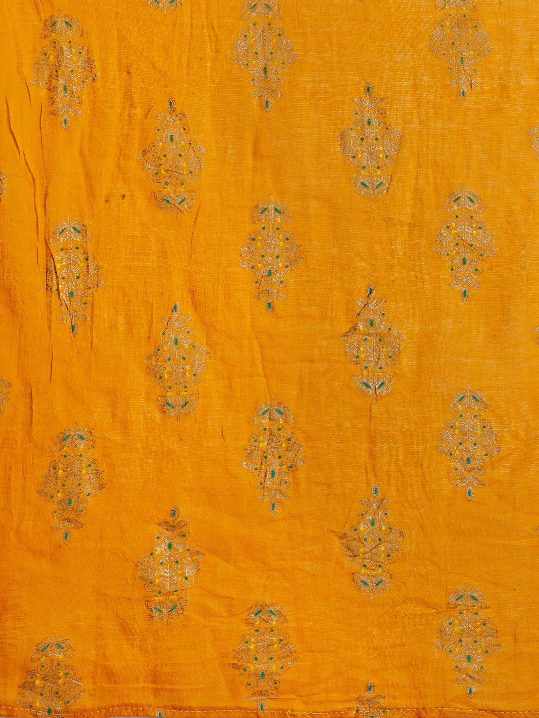Anarkali Embroidered Kurta With Pant and Dupatta Set
