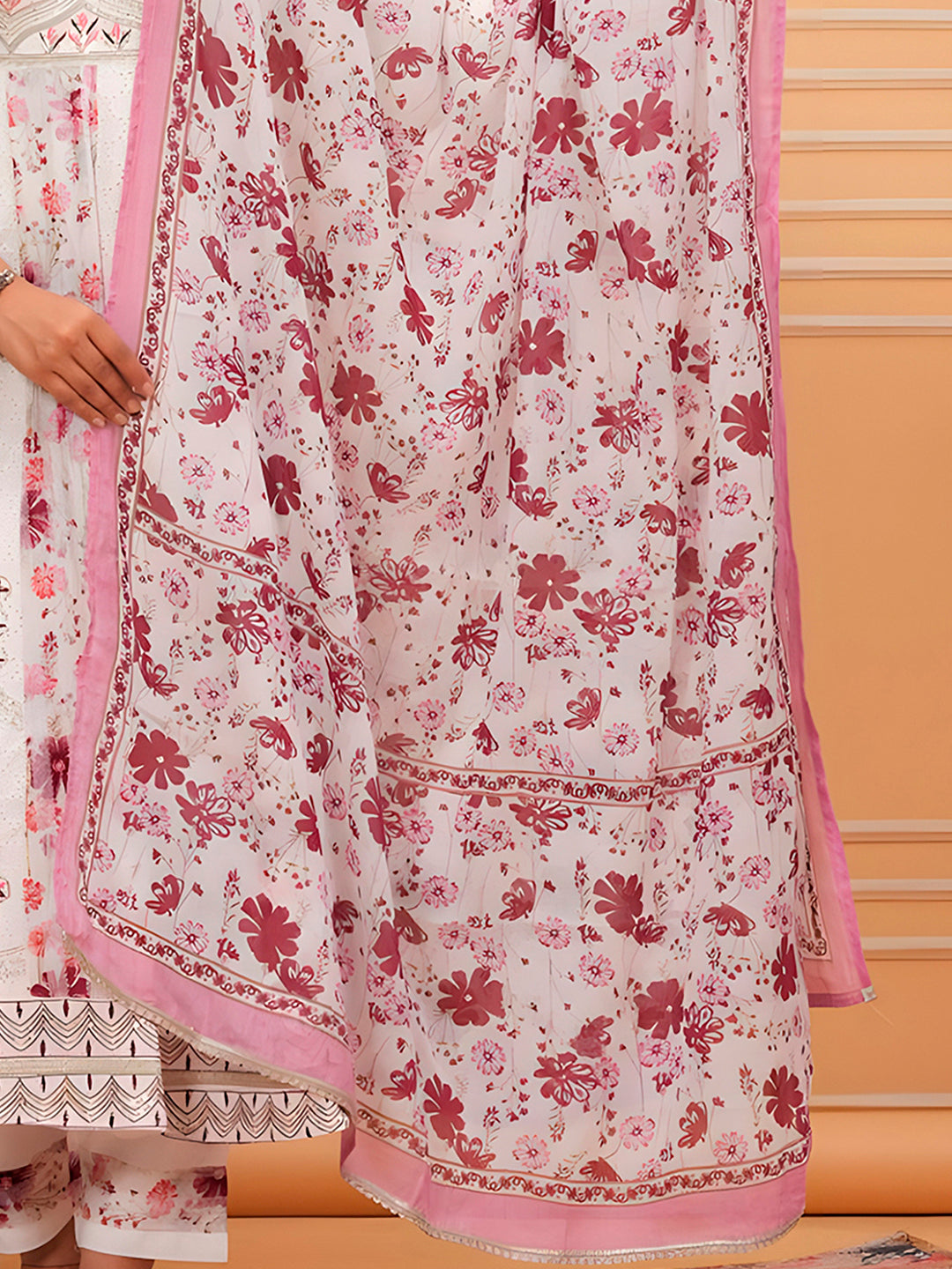 Embroidered & Chikankari & Printed Kurta with pant & dupatta premium Luxury