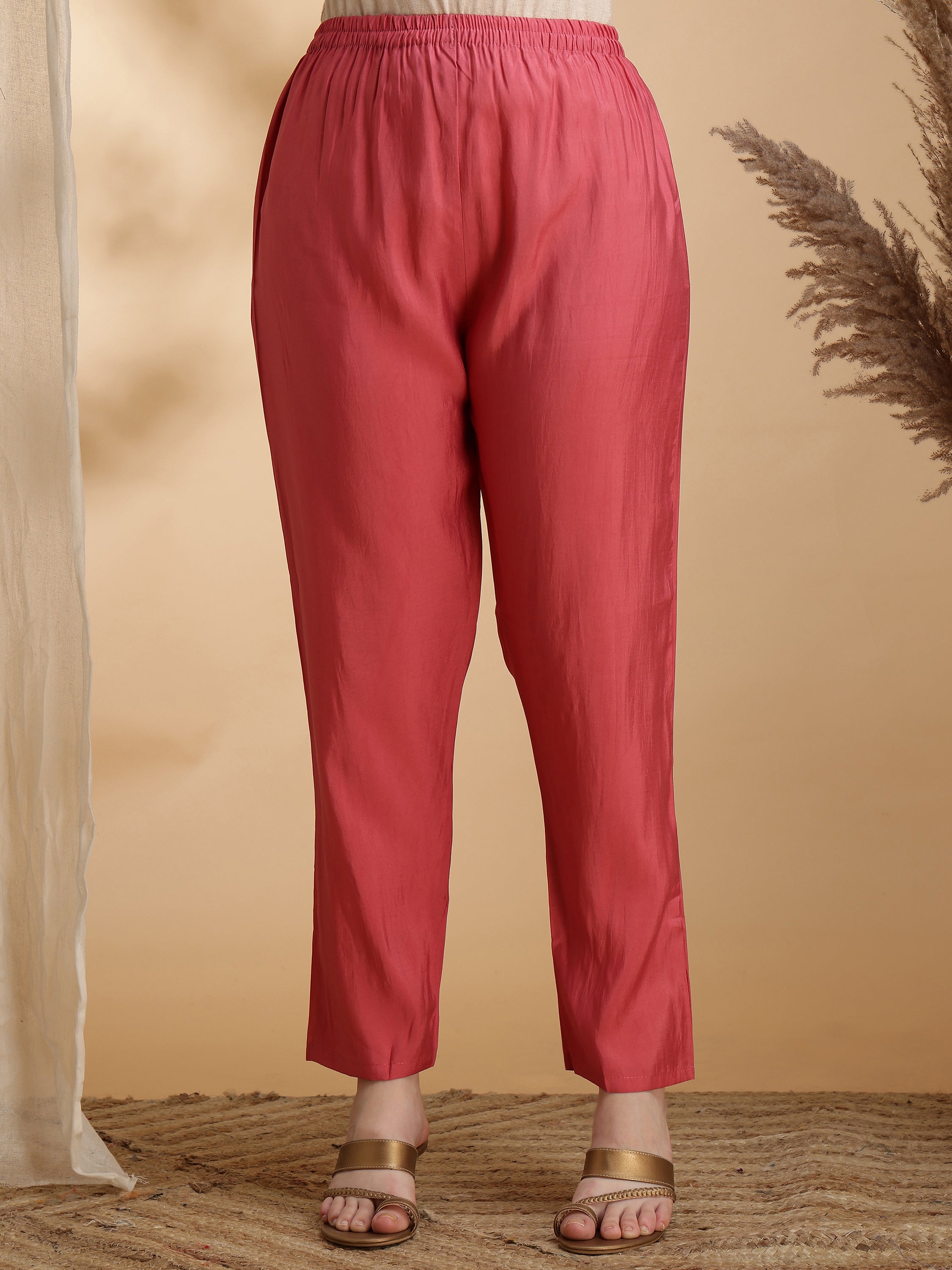 Sequined Embroidered Kurta with pant & Floral Printed Dupatta