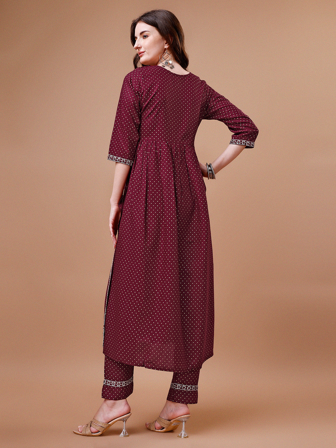 Nyra Cut Embroidered Rayon Kurta with pant & dupatta