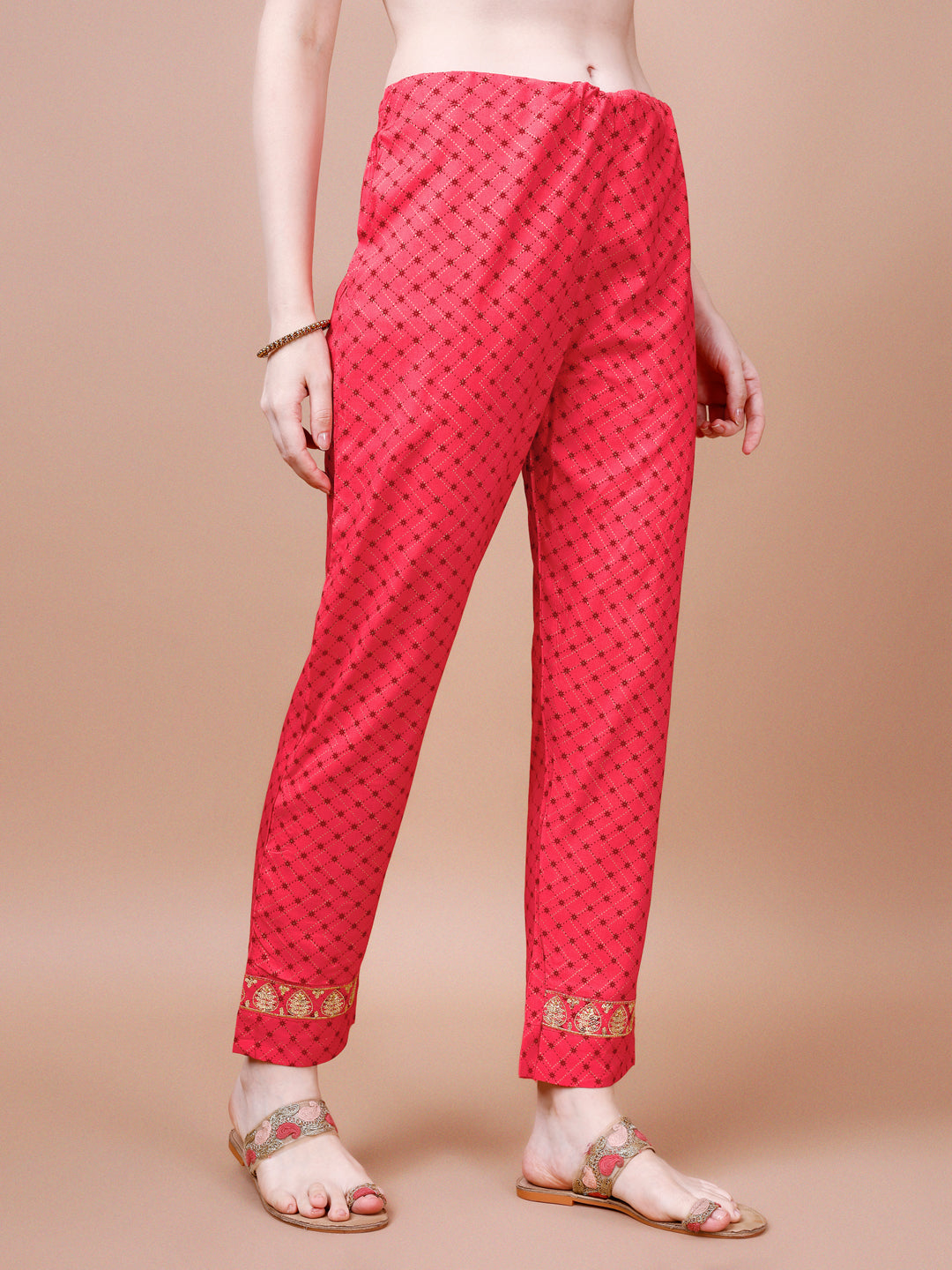 Embroidered & Quirky Printed Kurta with pant & dupatta