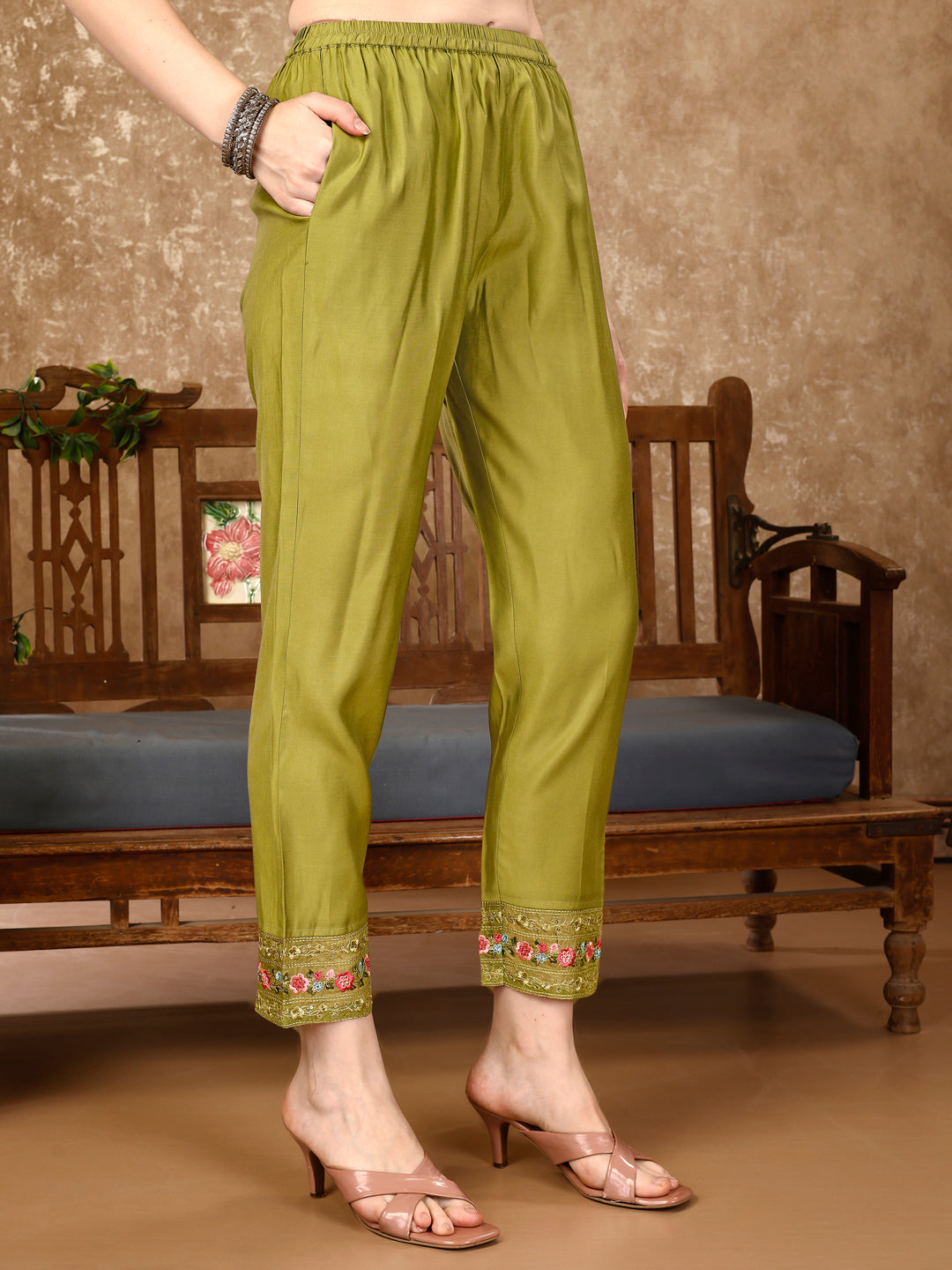 Pakistani Embroidered Organza Kurta with pant &  Embroidered Dupatta Luxury Premium