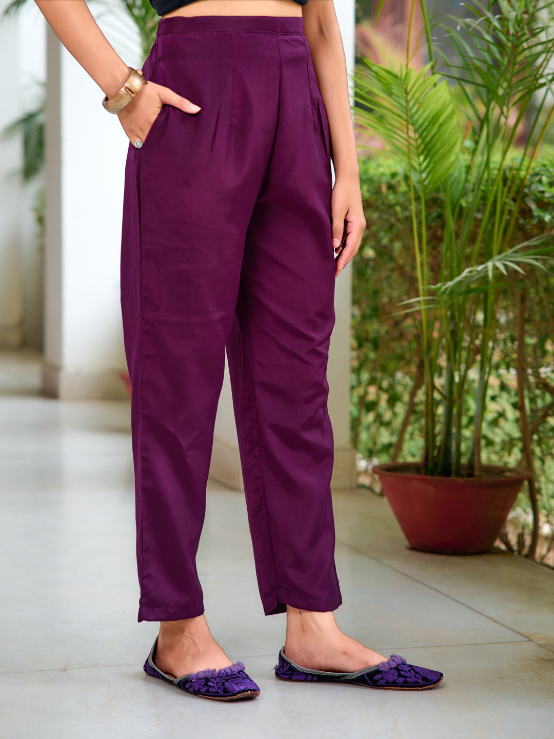 Embroidered Kurta with Pant & Printed Dupatta