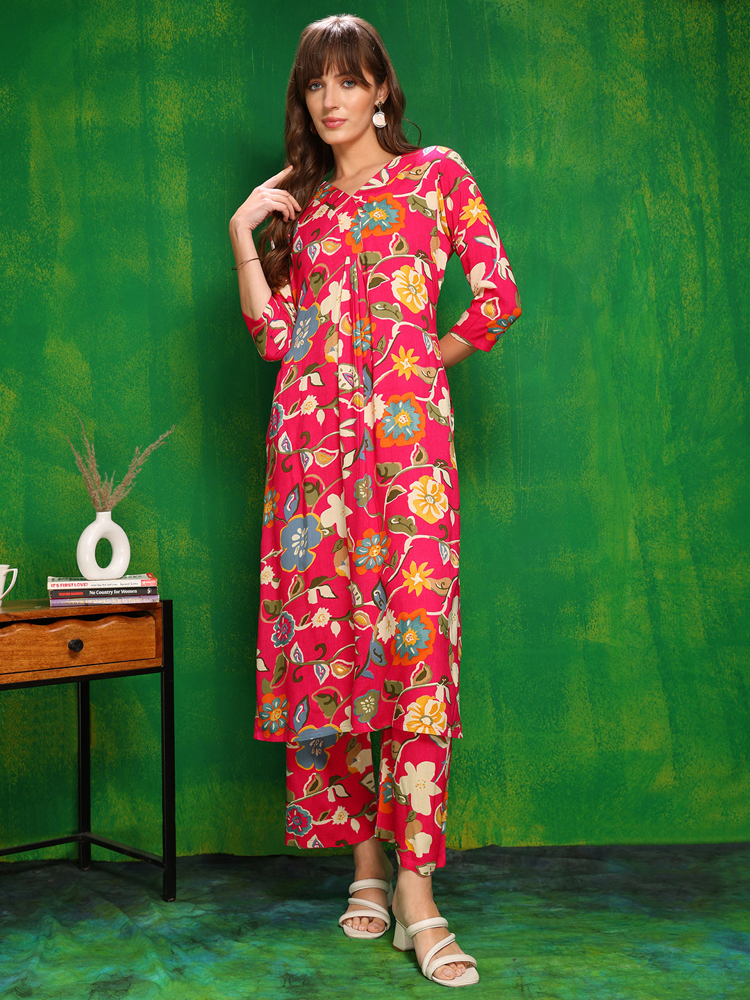 Botanical printed Co ords Set