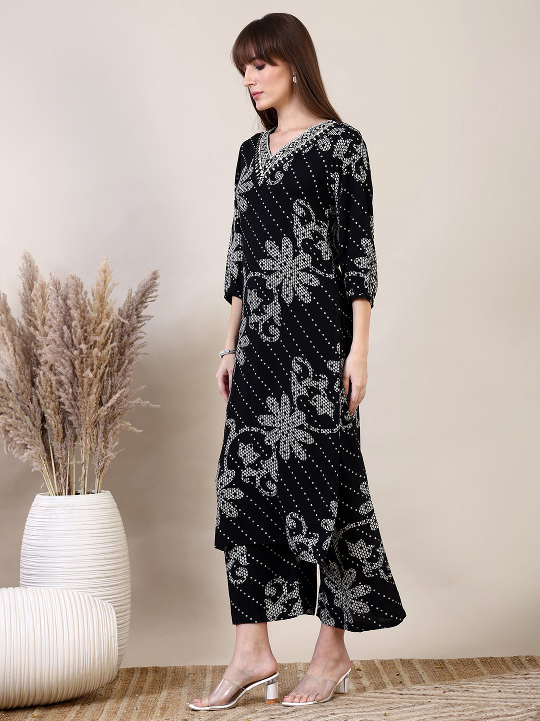 Embroidered & Floral Printed Co-ords