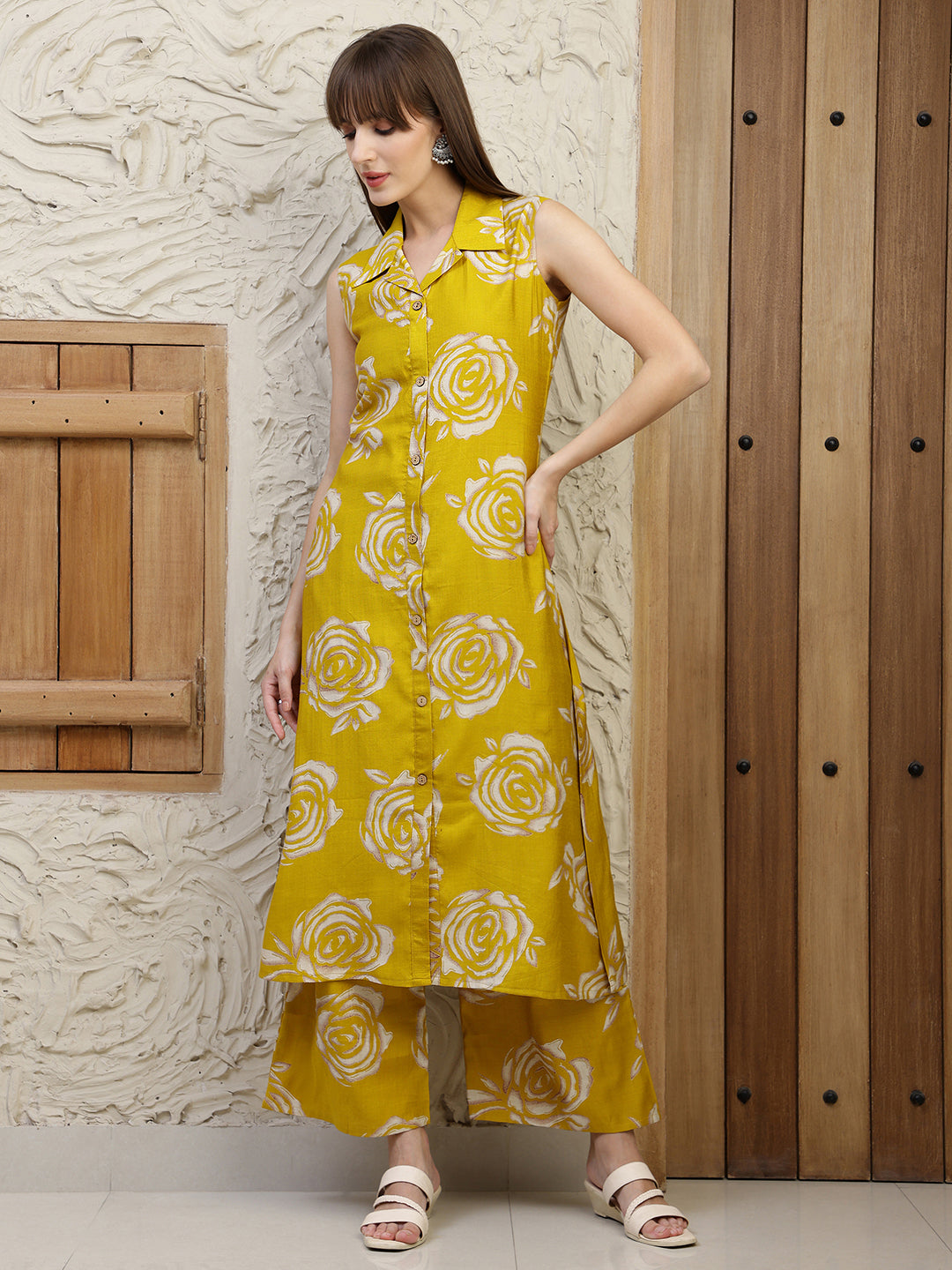 Botanical printed Co ords Set
