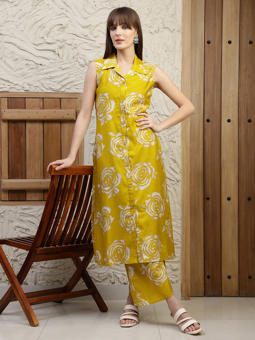 Botanical printed Co ords Set
