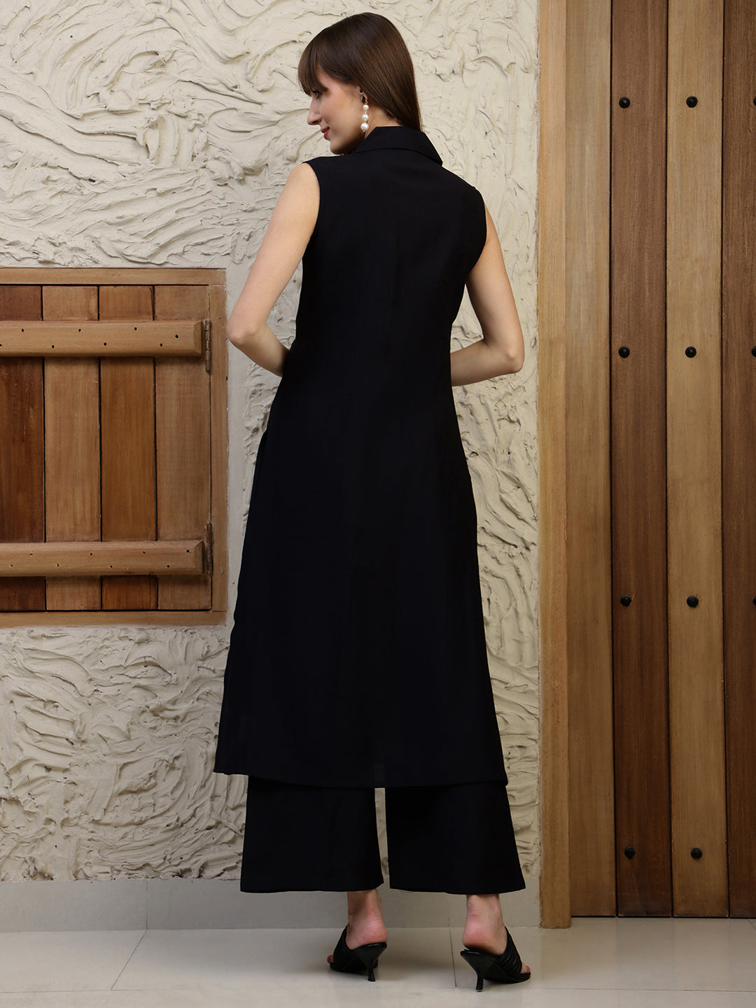 Shirt style Kurta with Palazzo