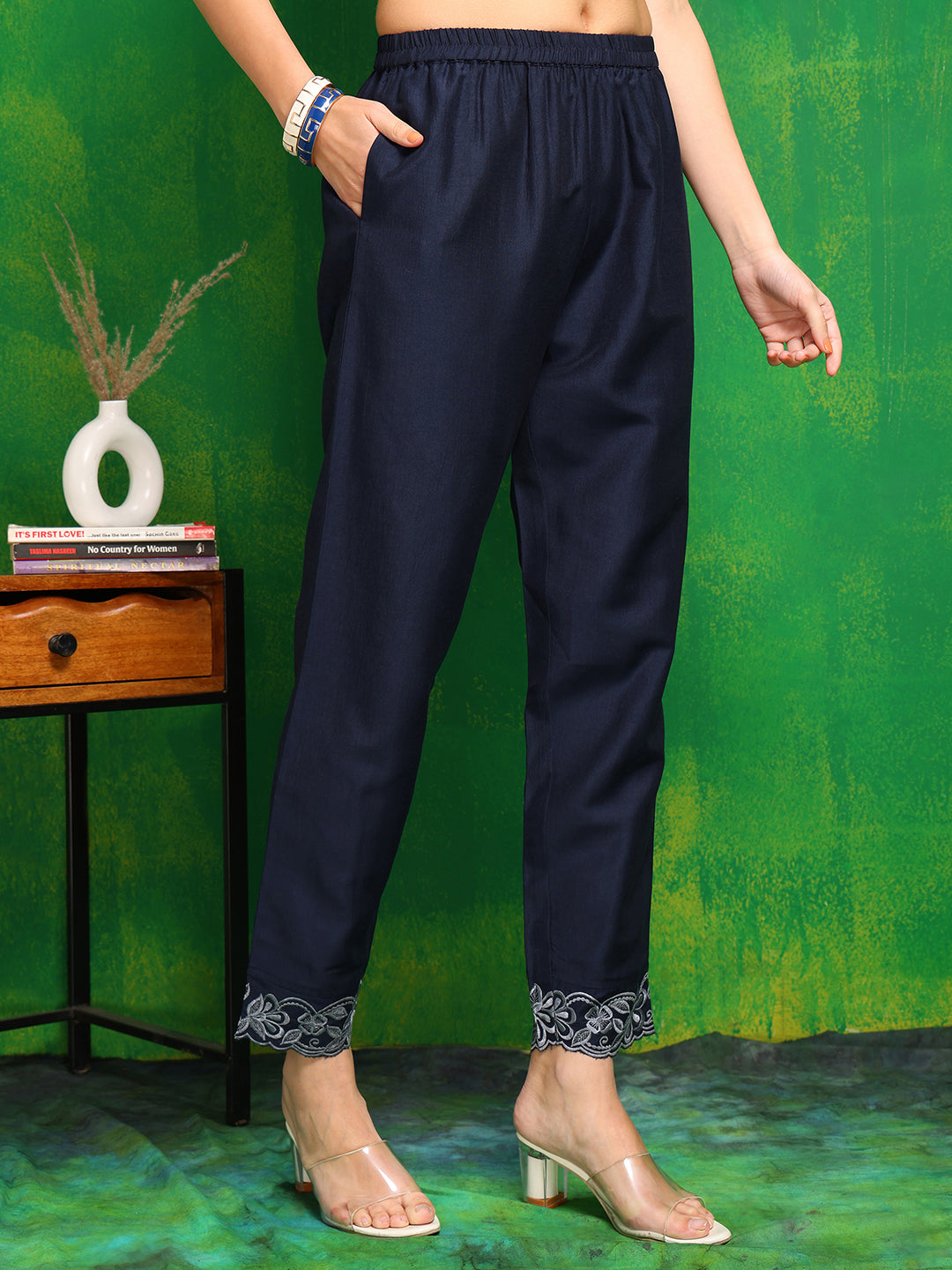 Placement Embroidered Co ords set