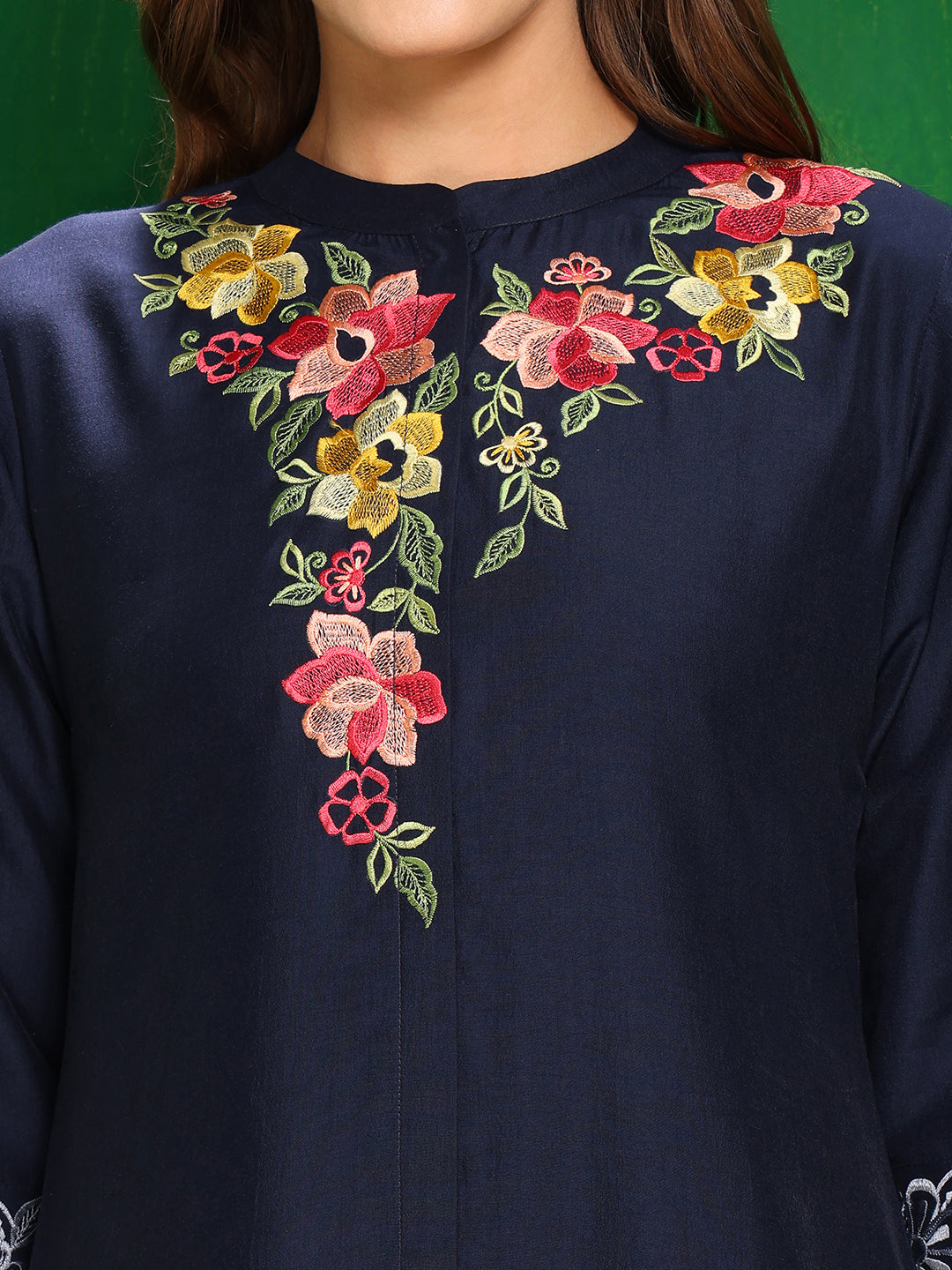 Placement Embroidered Co ords set