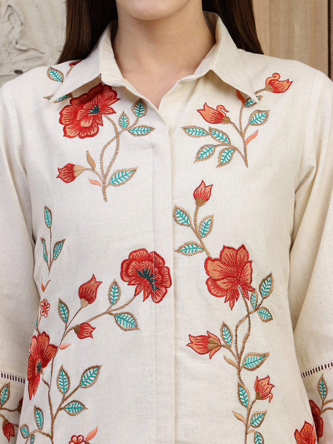 Placement Embroidered Co ords