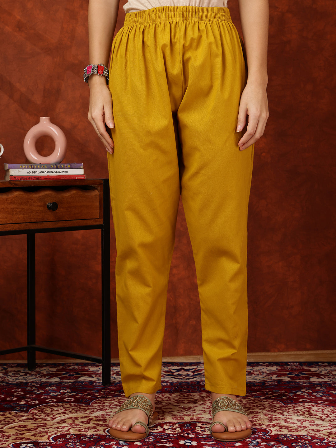 Placement floral front buttoned Kurta with Pant