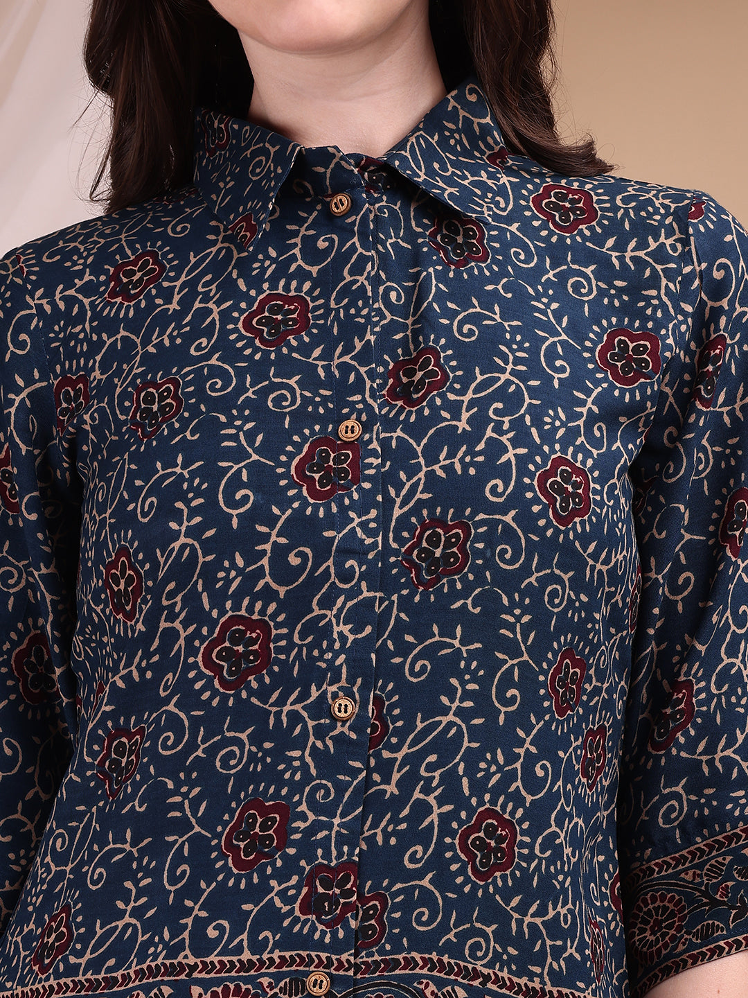 Intricate floral and paisley motifs Co-ords