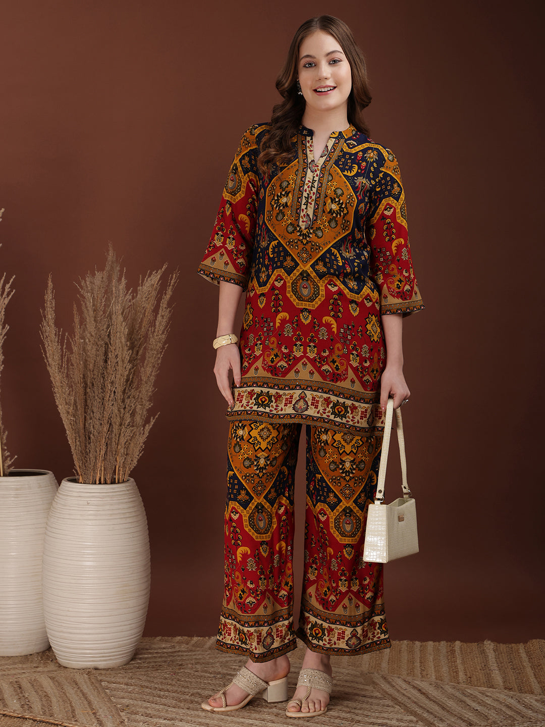 Floral & Geometrical Printed Co-ords