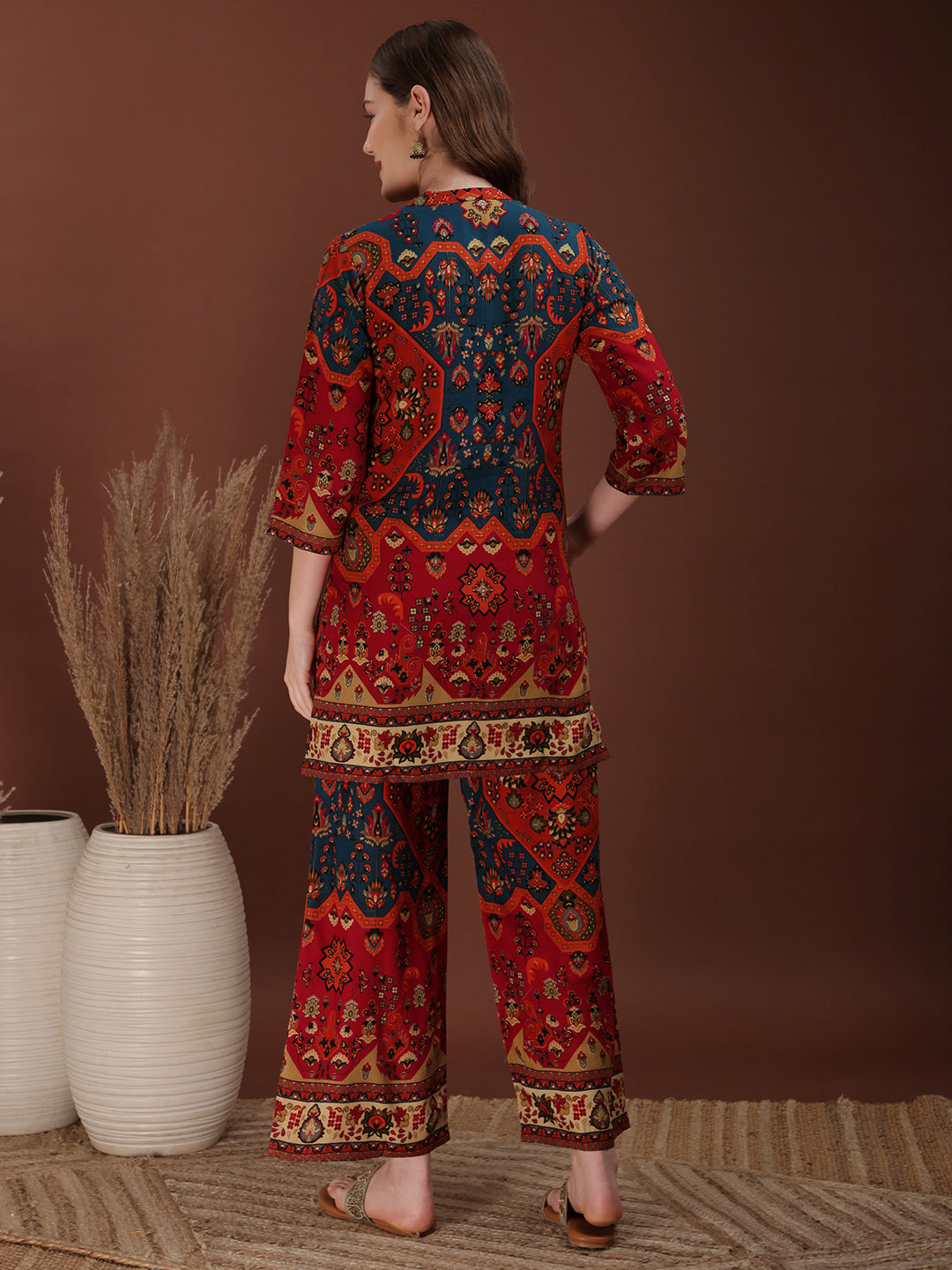Floral & Geometrical Printed Co-ords