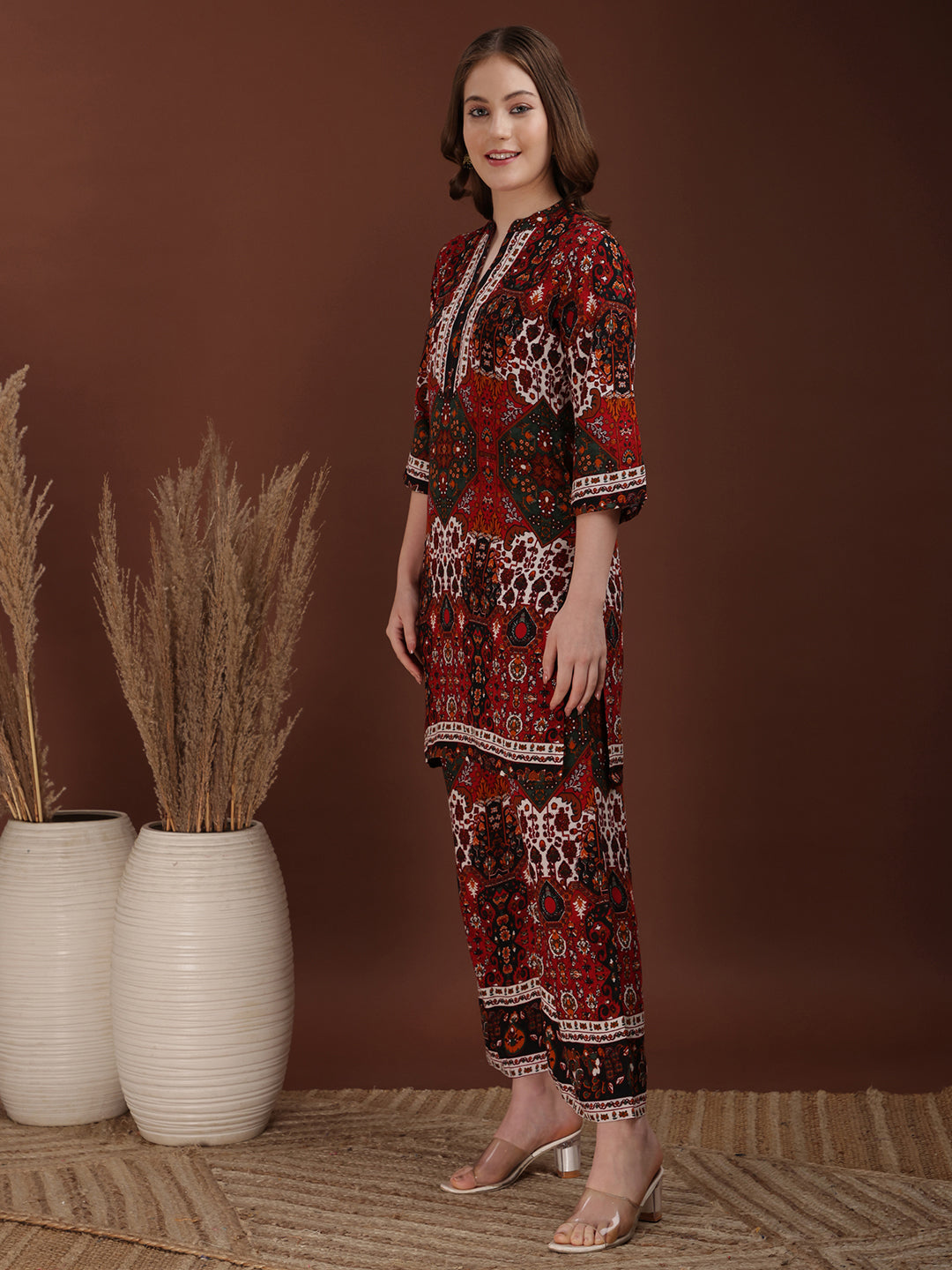Floral & Geometrical Printed Co-ords
