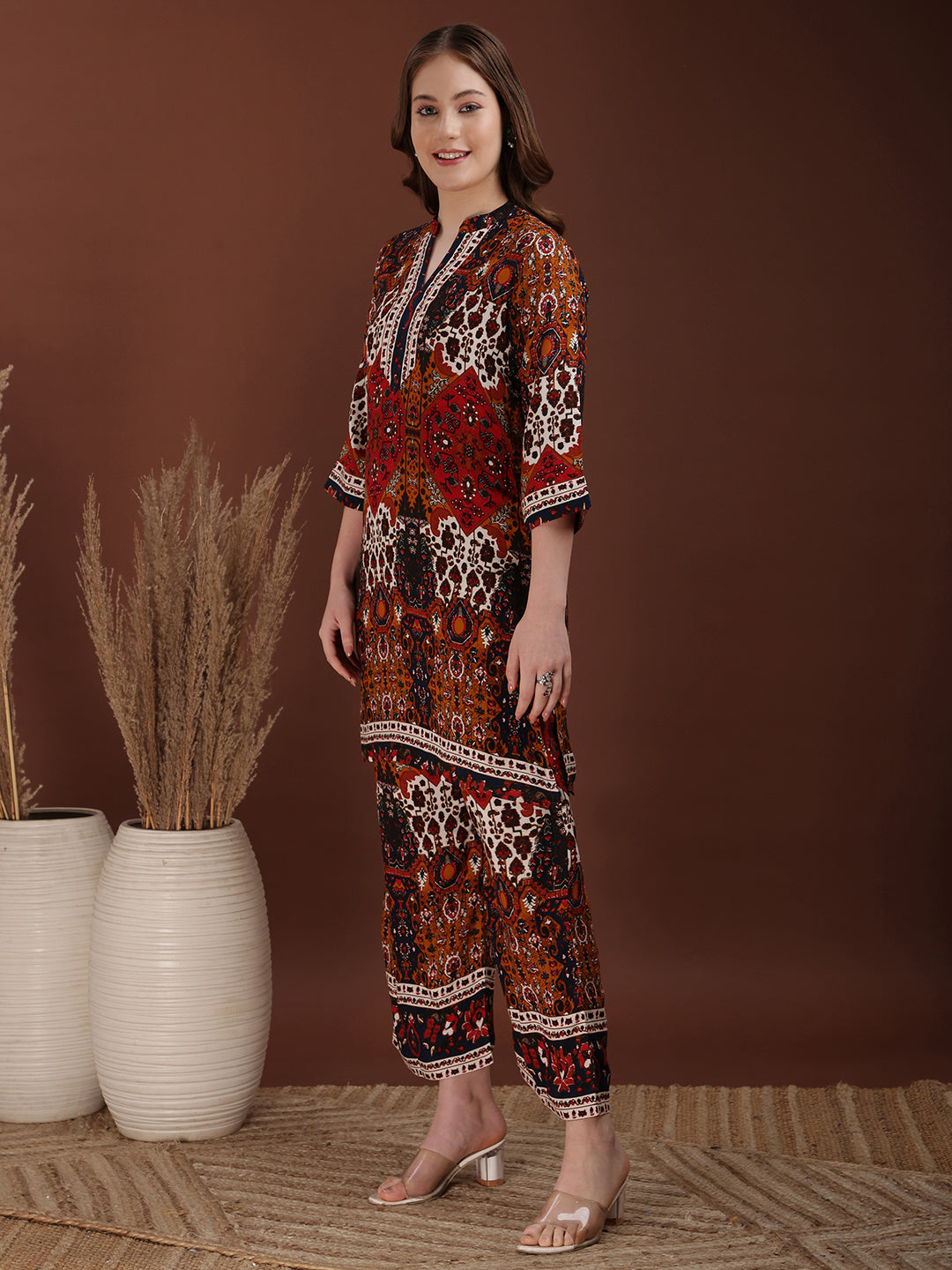 Floral & Geometrical Printed Co-ords
