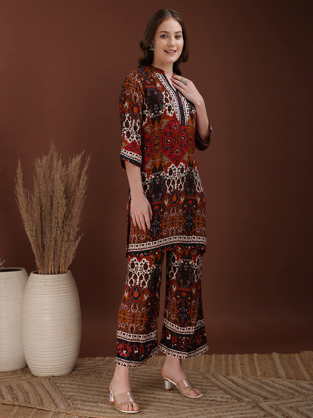 Floral & Geometrical Printed Co-ords