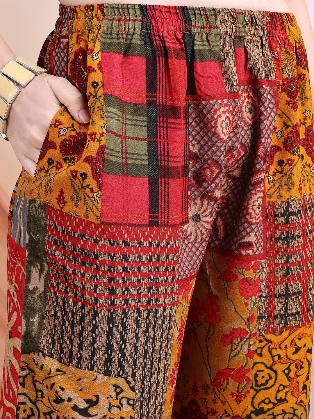 Intricate Floral and Paisley Motifs Co-ords