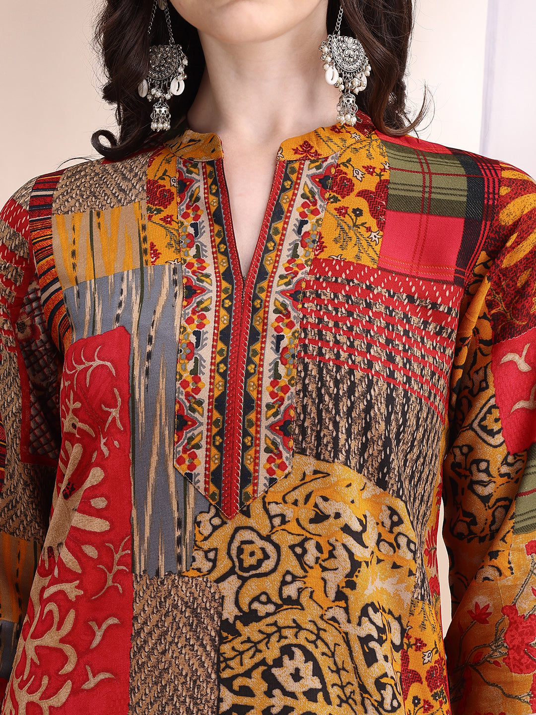Intricate Floral and Paisley Motifs Co-ords