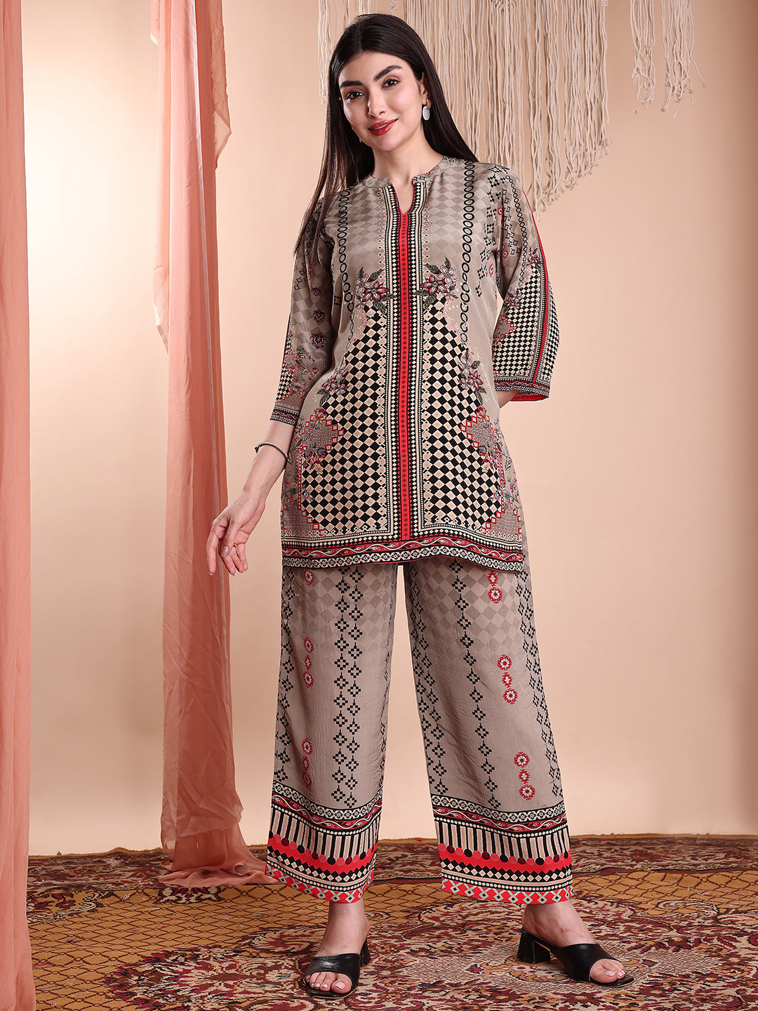 Floral & Geometric Printed Co-ords