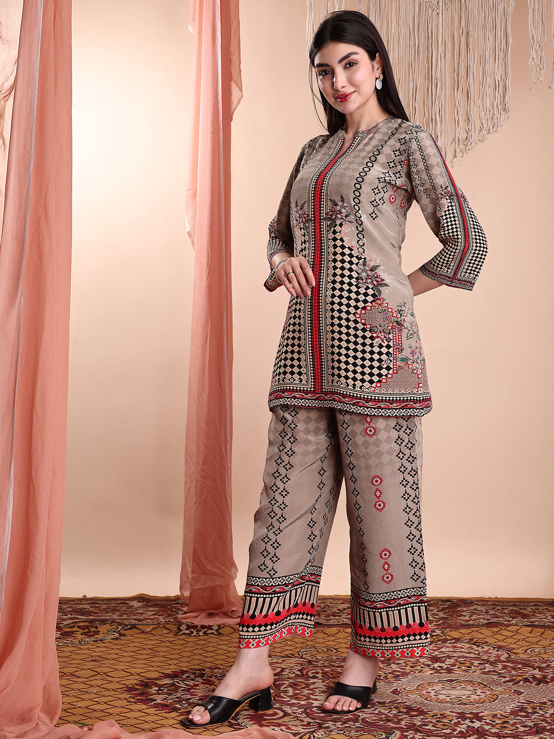 Floral & Geometric Printed Co-ords