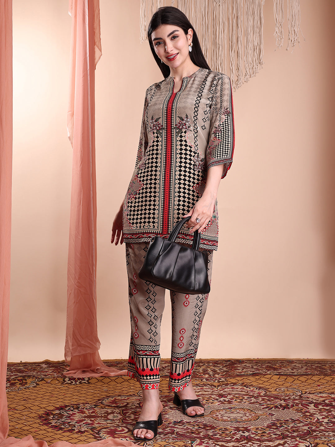 Floral & Geometric Printed Co-ords