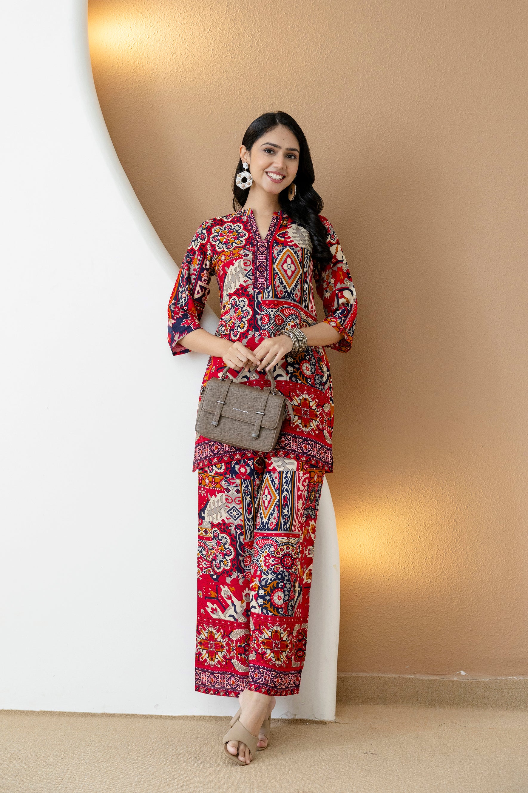 Boho printed co-ord set