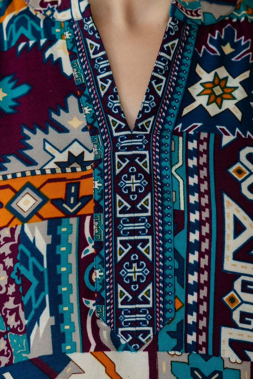 Boho printed co-ord set