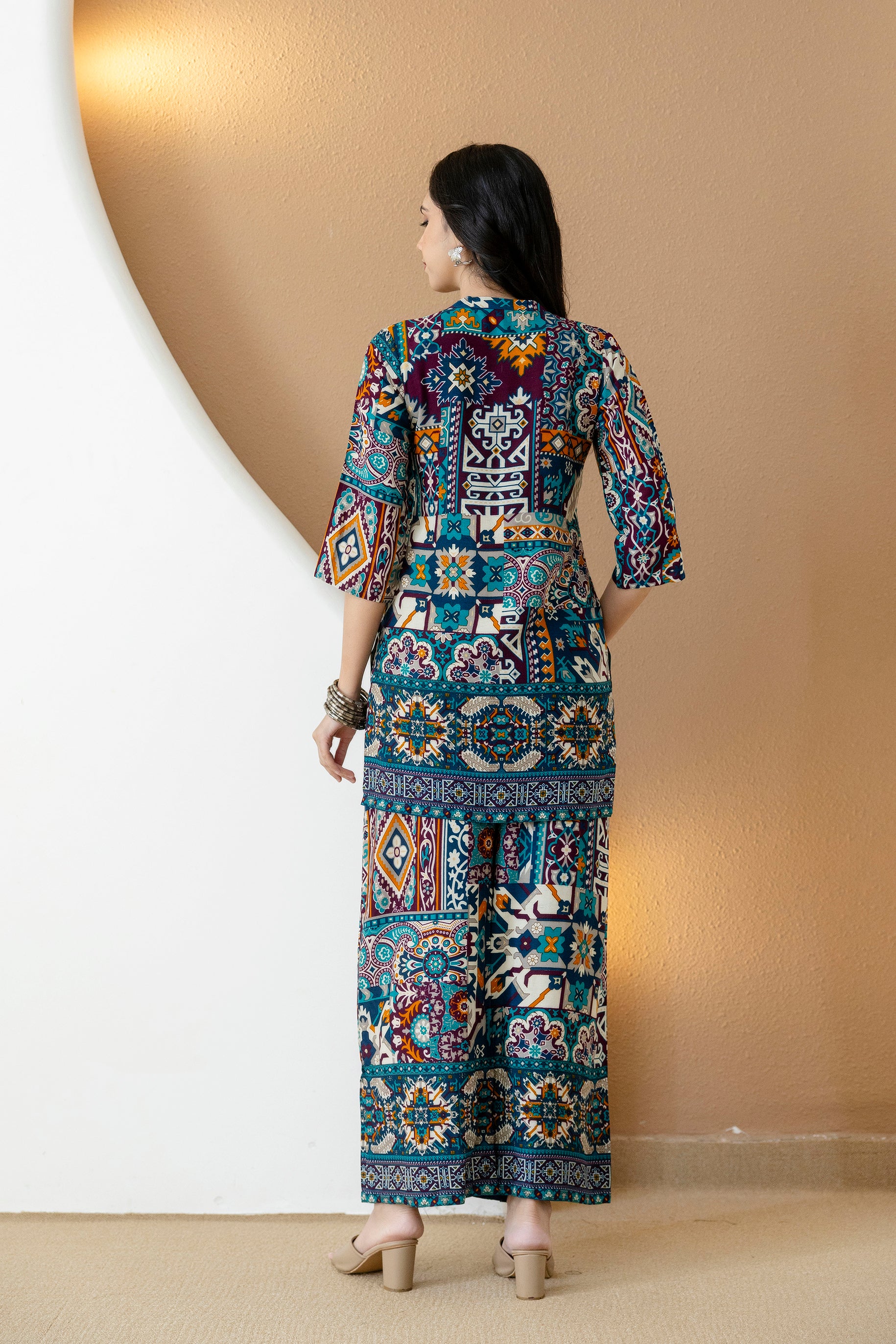 Boho printed co-ord set