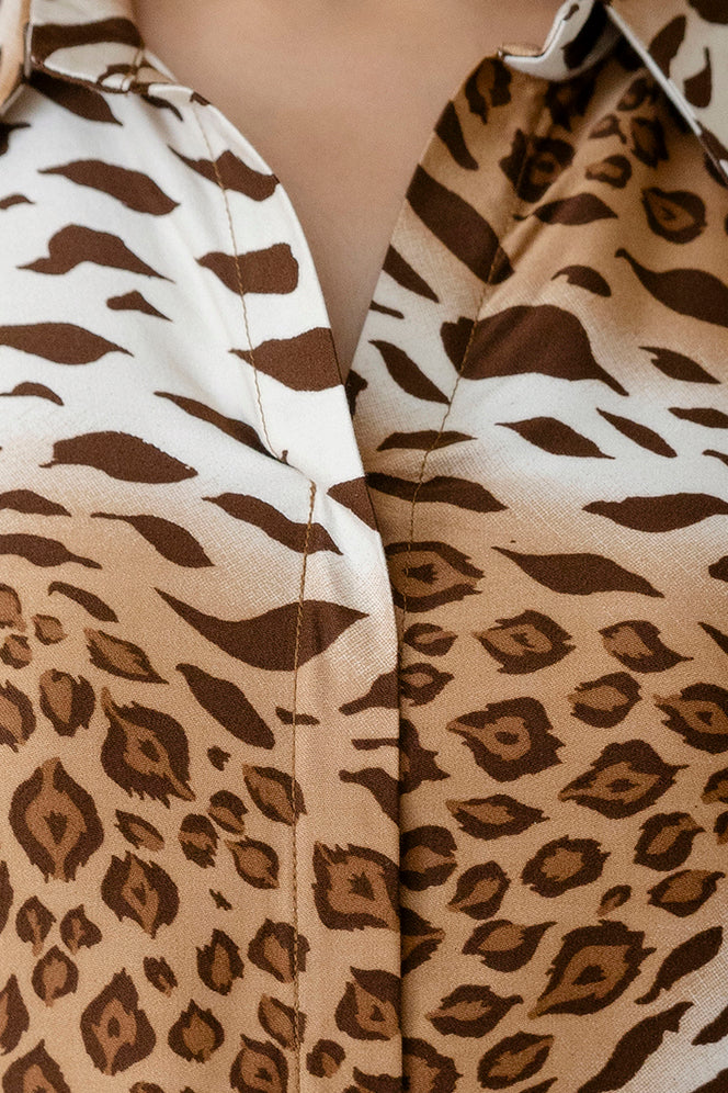 Animal & Floral motifs Printed Ethnic Co-ord Set