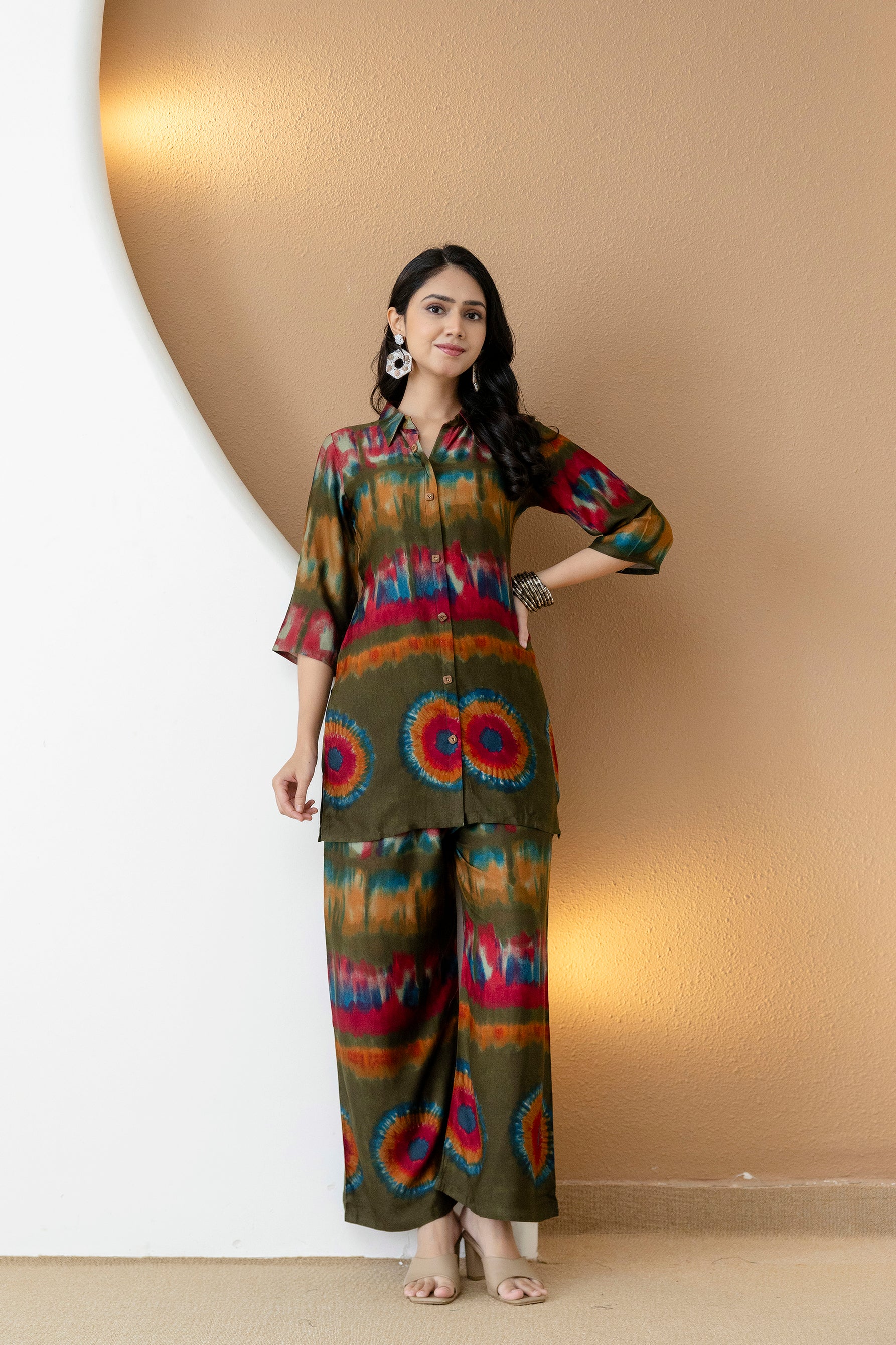 Vibrant Ethnic Co-ord Set