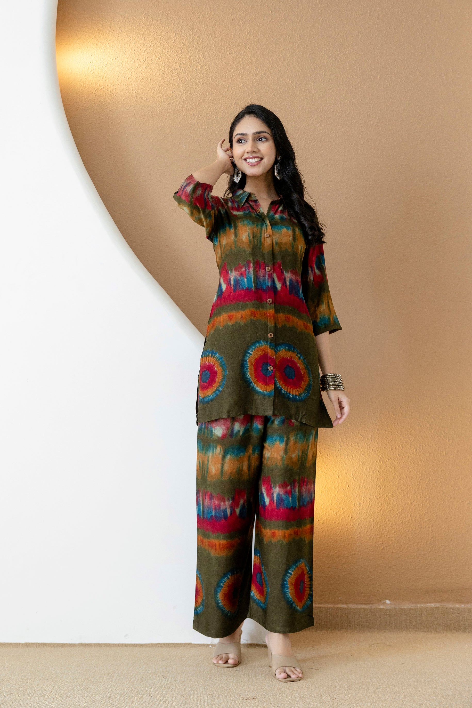 Vibrant Ethnic Co-ord Set