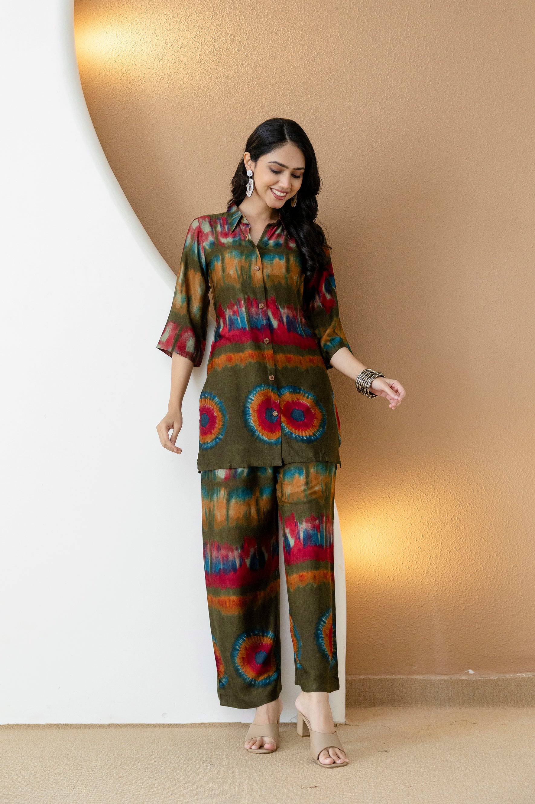 Vibrant Ethnic Co-ord Set