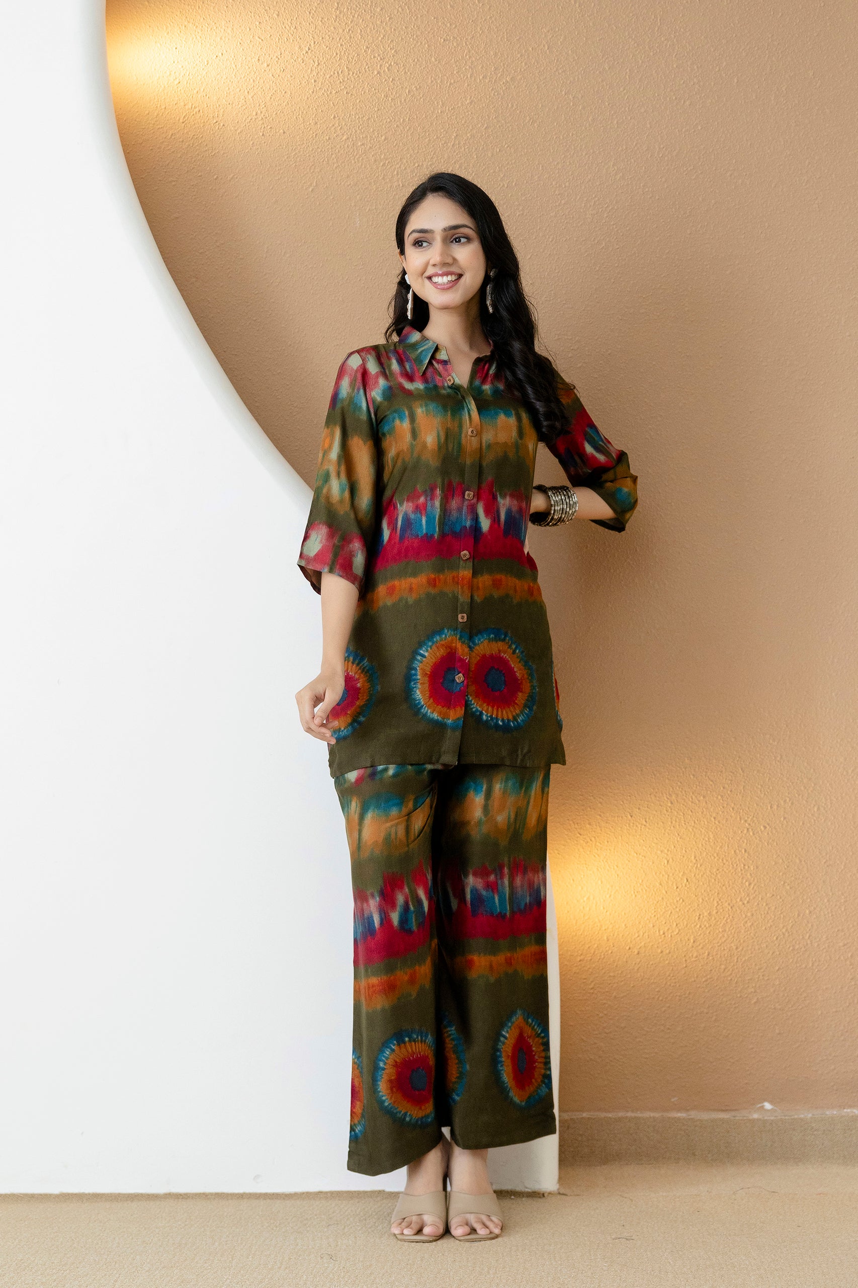 Vibrant Ethnic Co-ord Set