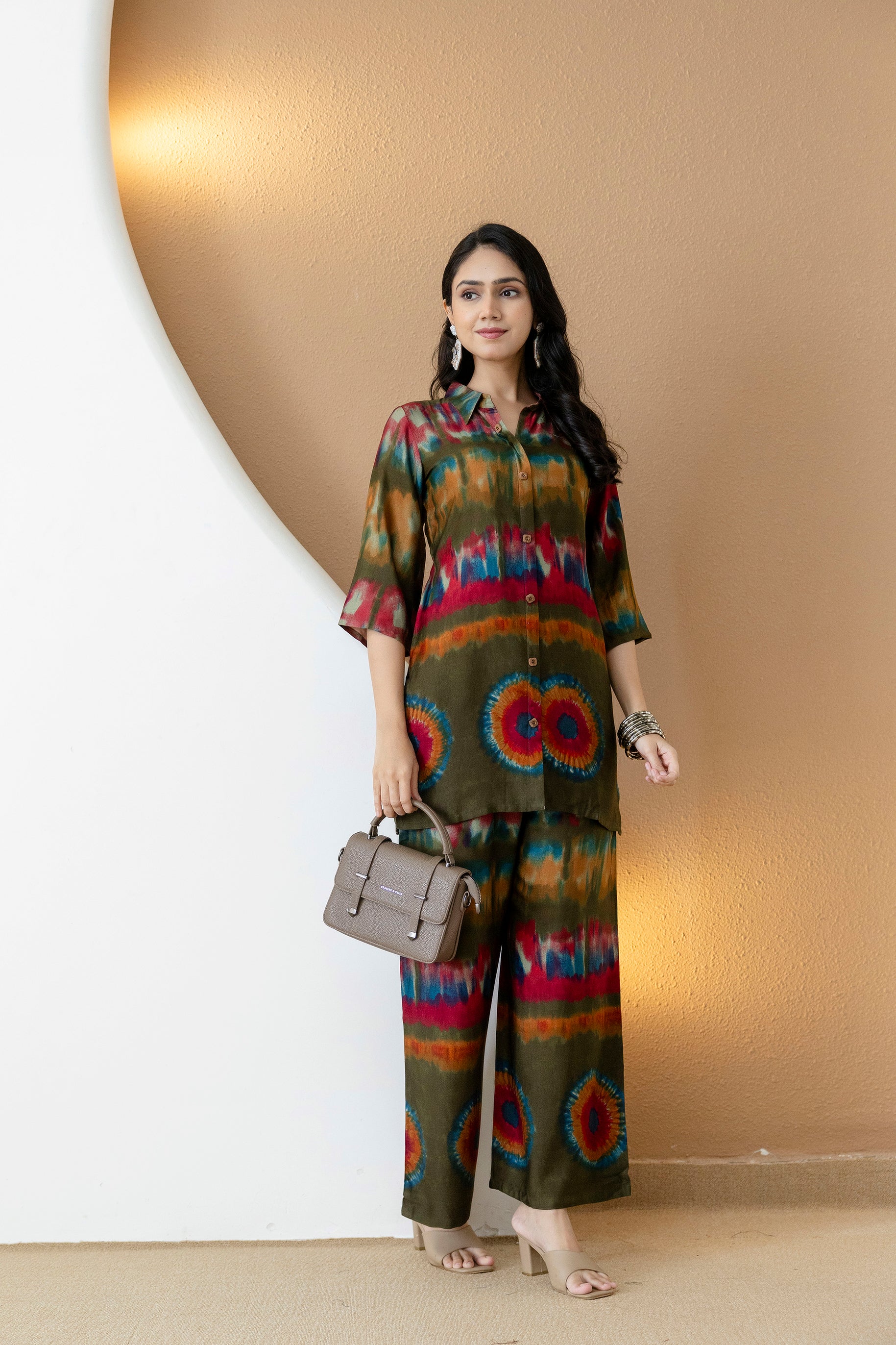 Vibrant Ethnic Co-ord Set