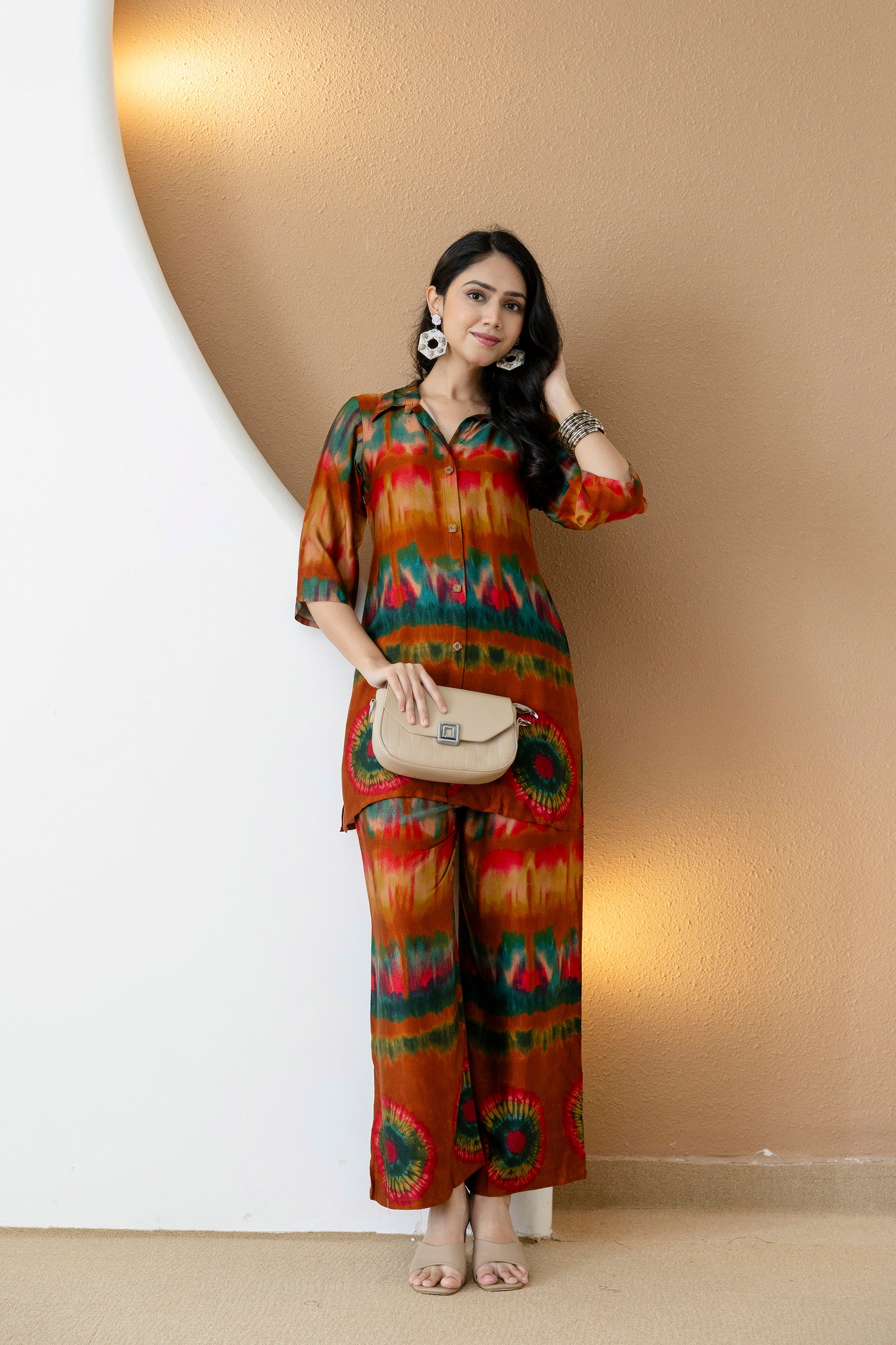 Vibrant Ethnic Co-ord Set