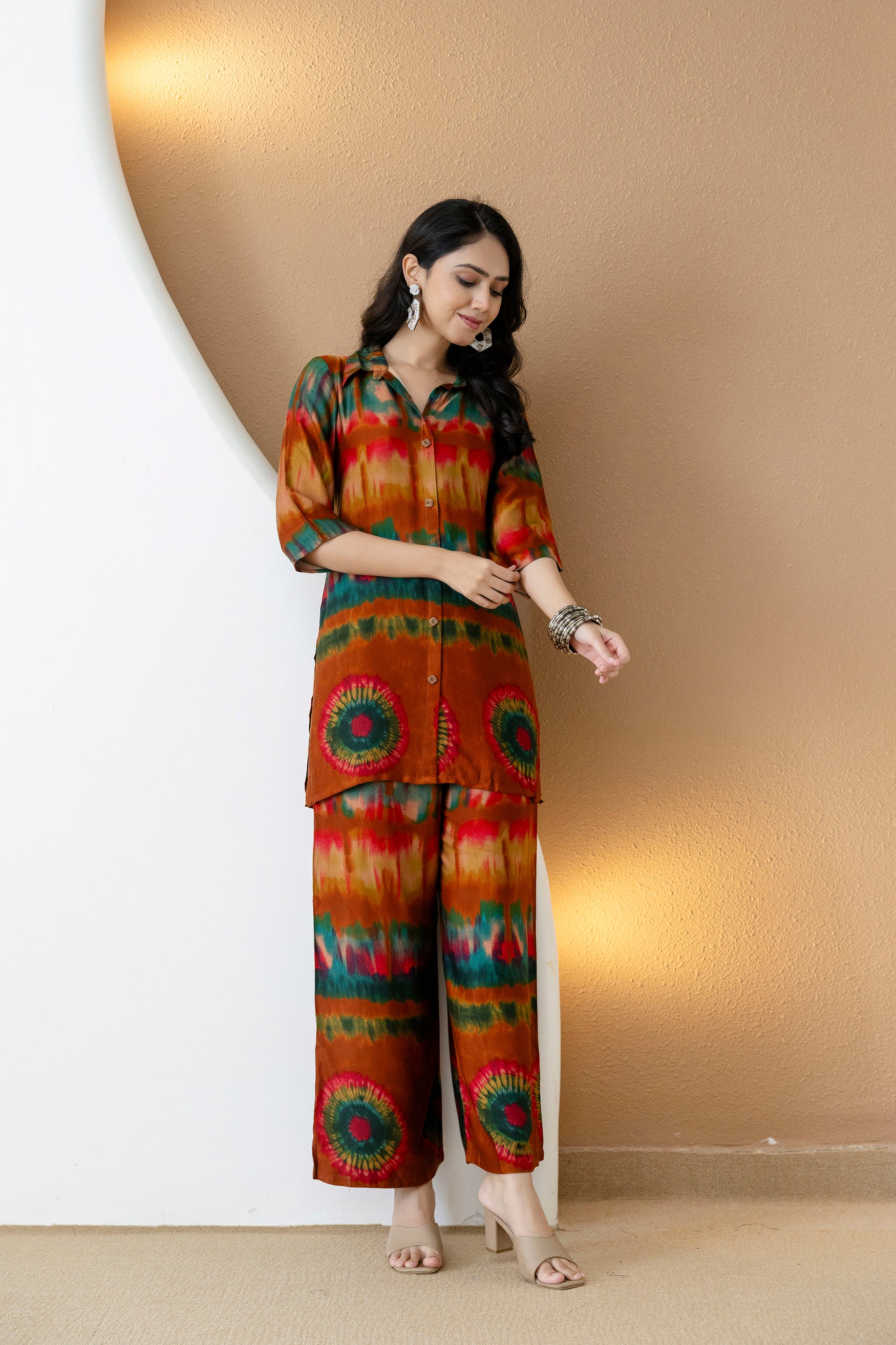Vibrant Ethnic Co-ord Set