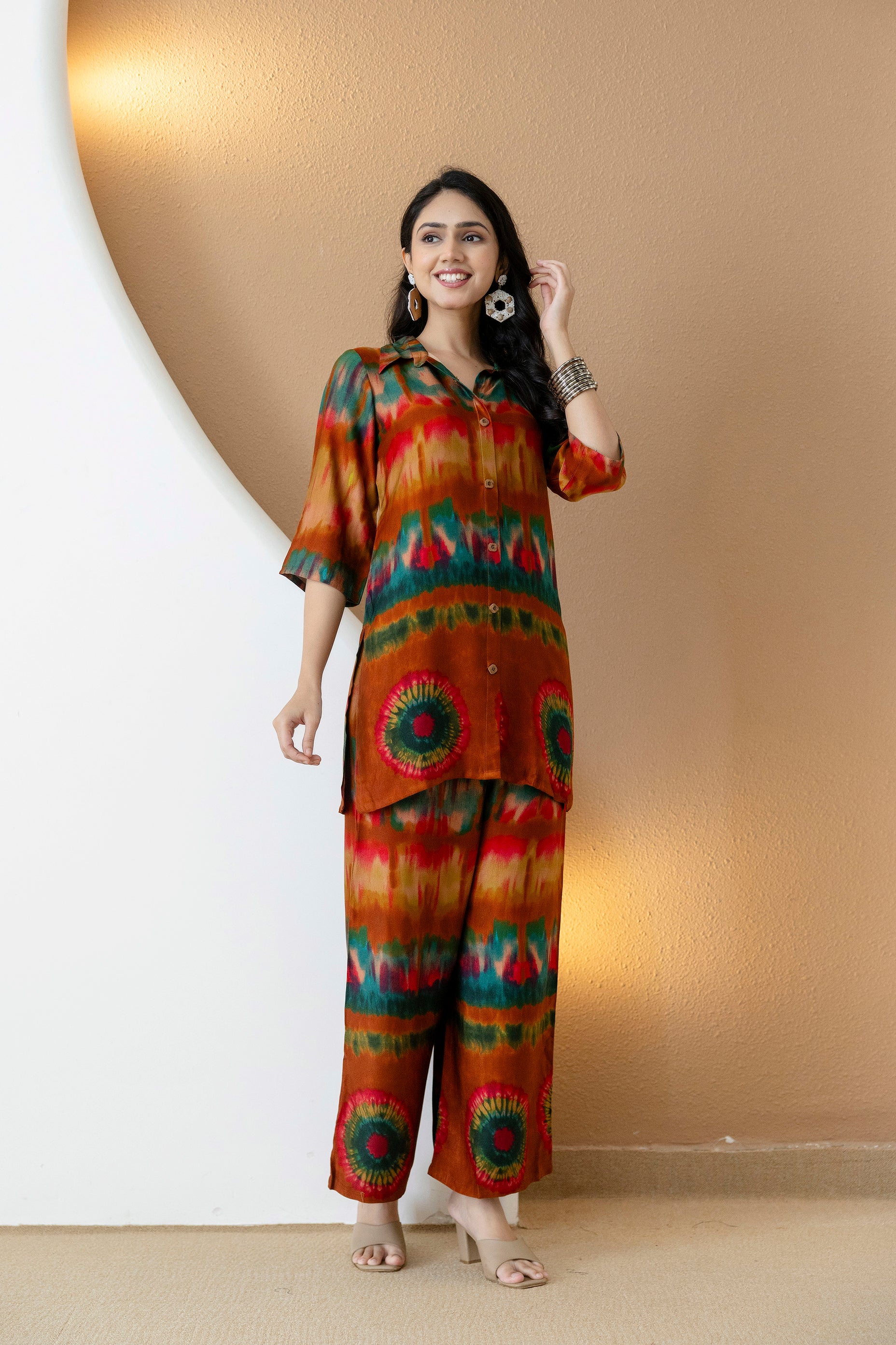 Vibrant Ethnic Co-ord Set