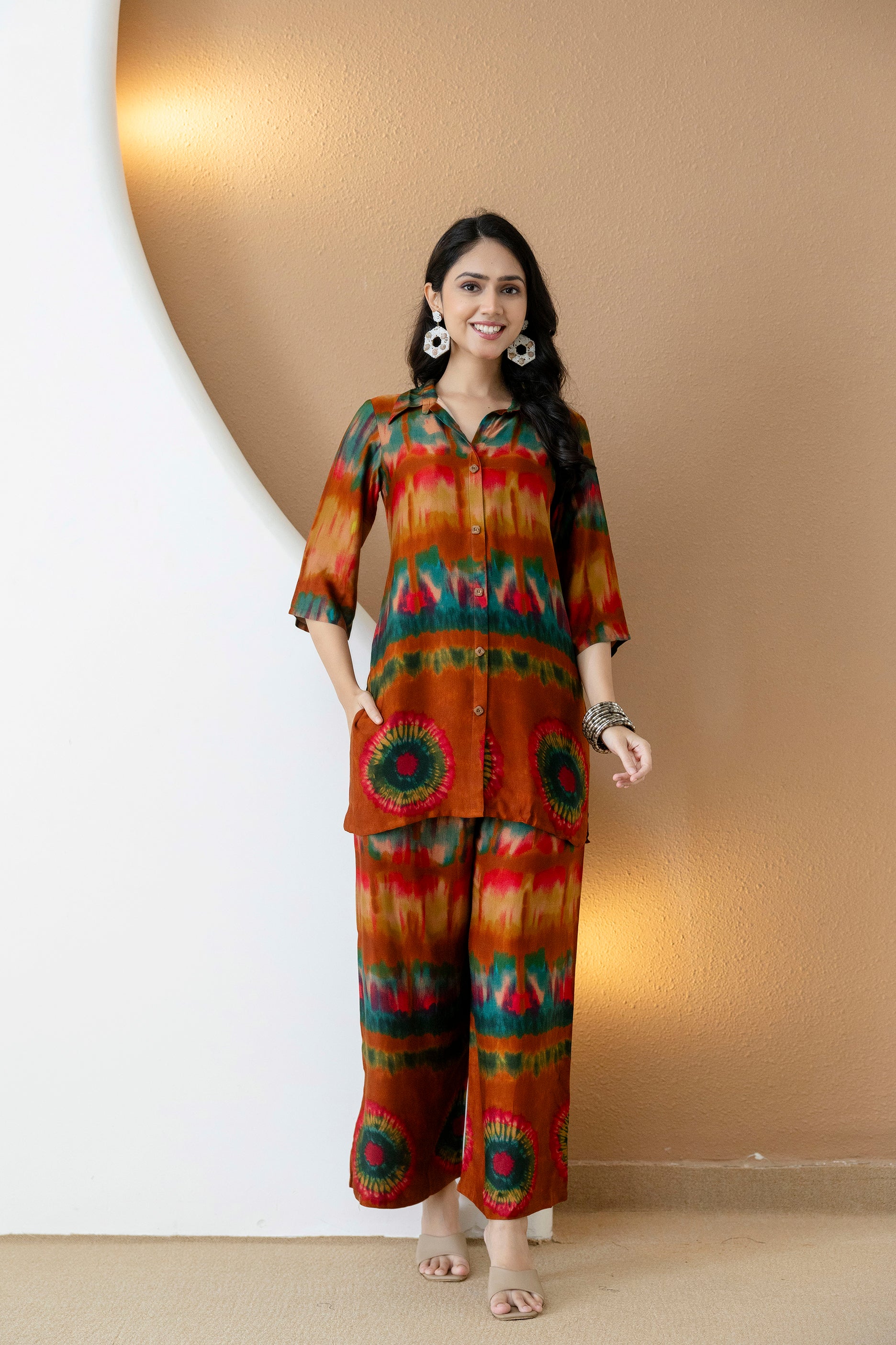 Vibrant Ethnic Co-ord Set