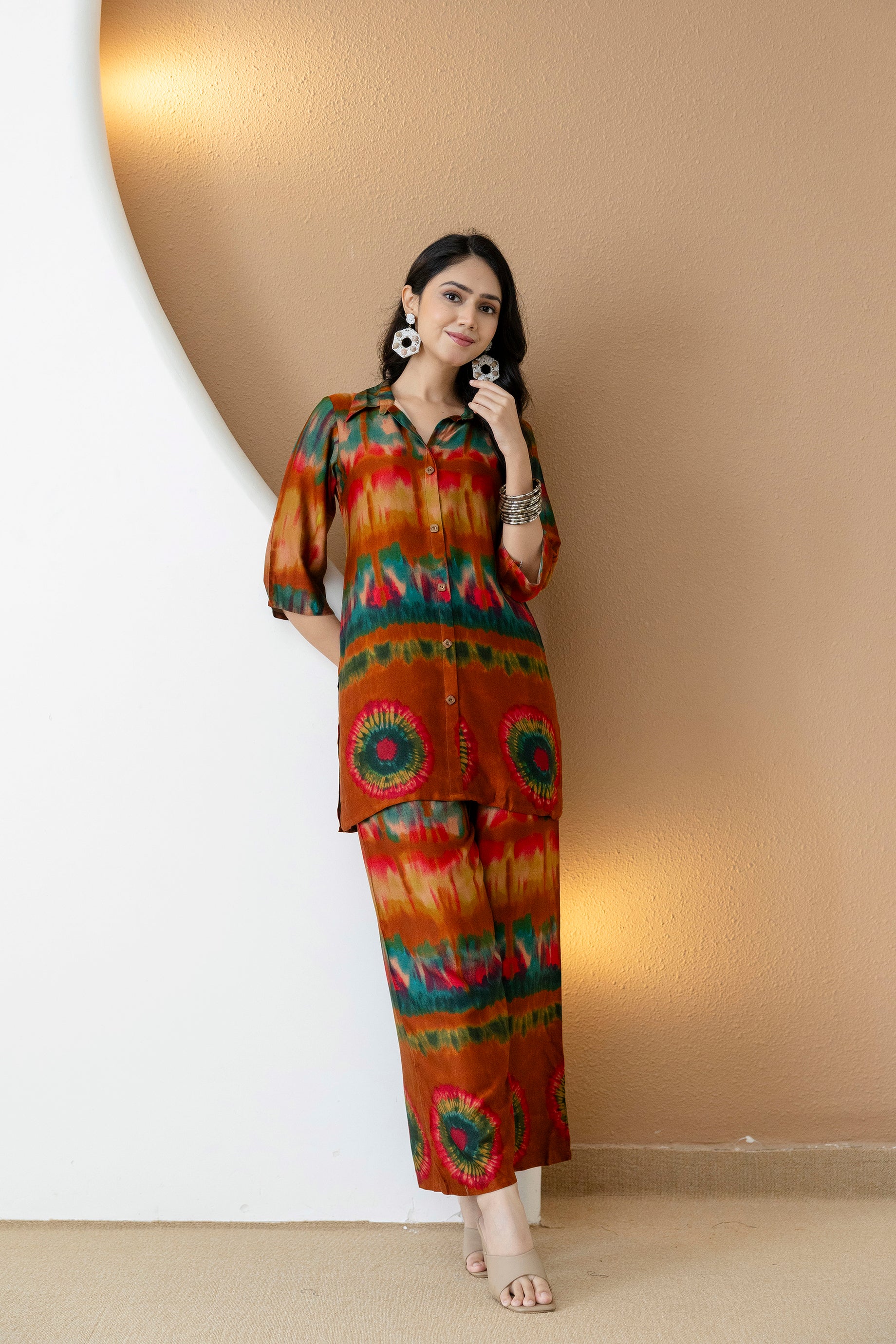Vibrant Ethnic Co-ord Set