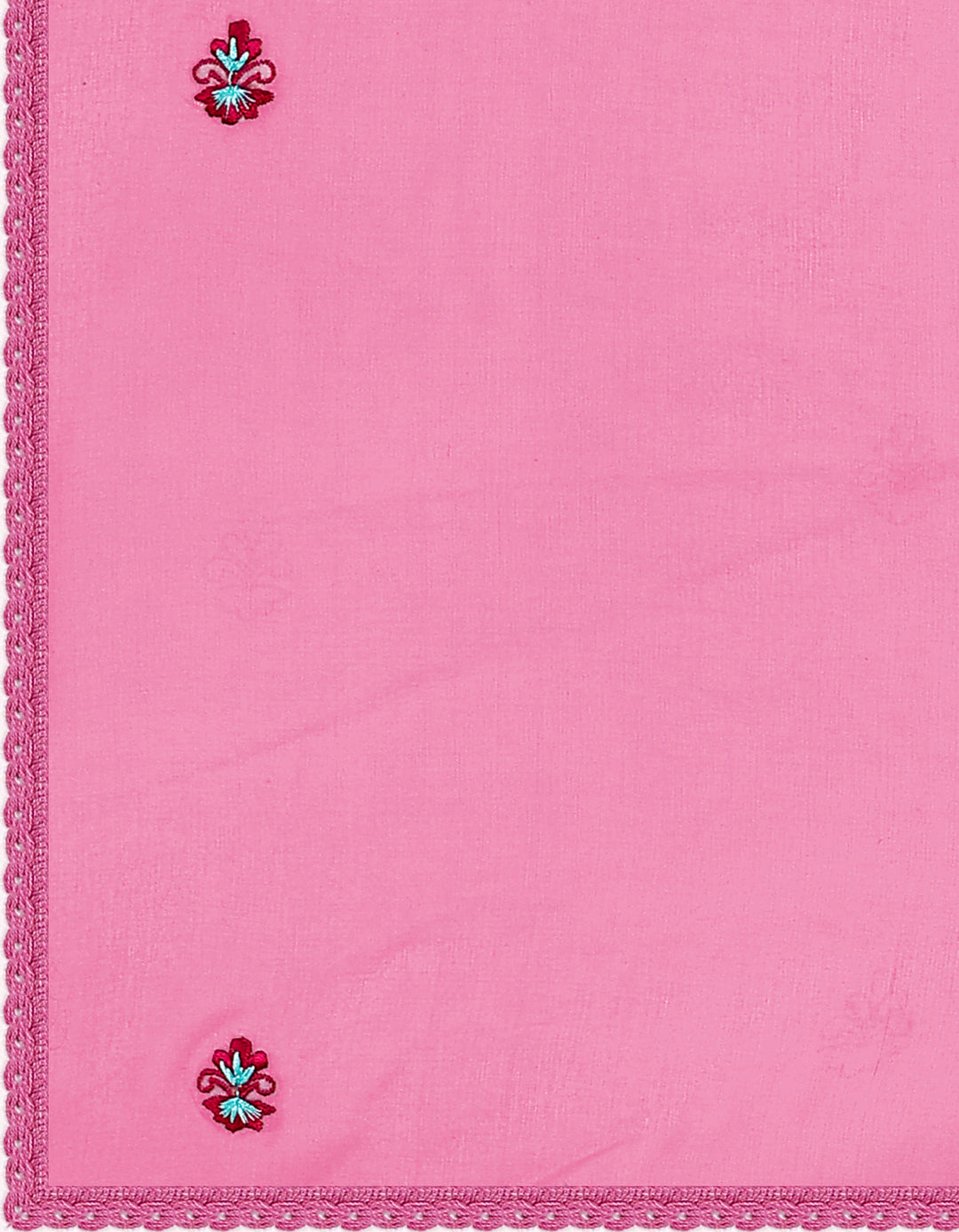 Embroidered Kurta with Pant & Organza Dupatta
