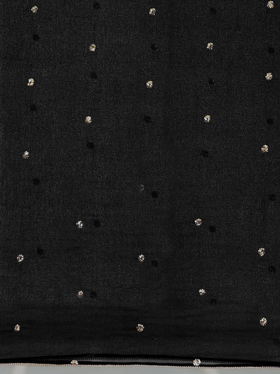 Mirror Embroidered Anarkali Kurta with Matching Pant & Embroidered Chiffon Dupatta