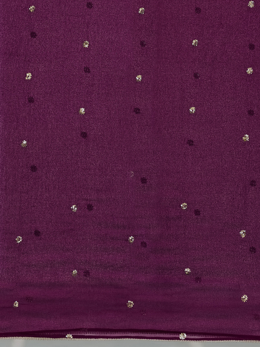 Mirror Embroidered Anarkali Kurta with Matching Pant & Embroidered Chiffon Dupatta