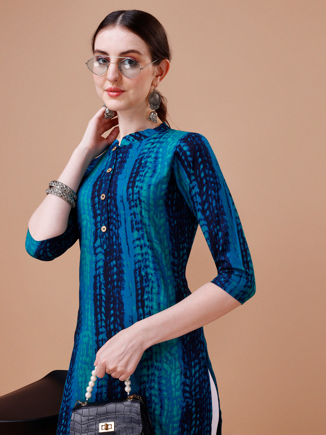 Shibori printed Casual wear Kurta