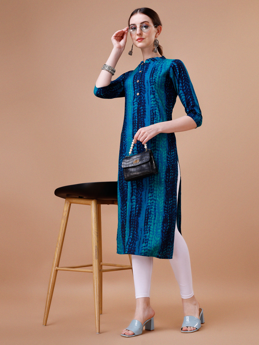 Shibori printed Casual wear Kurta