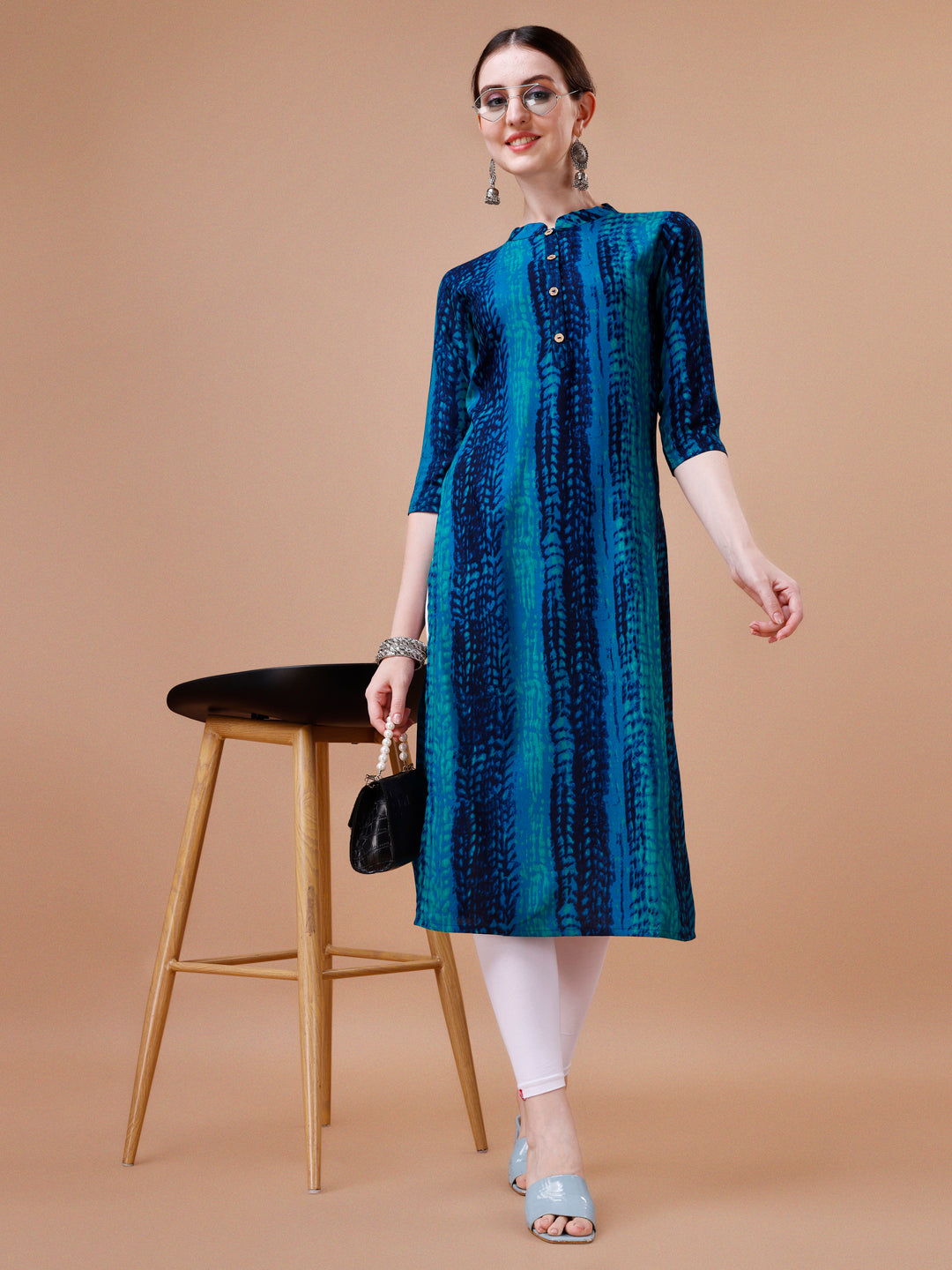 Shibori printed Casual wear Kurta